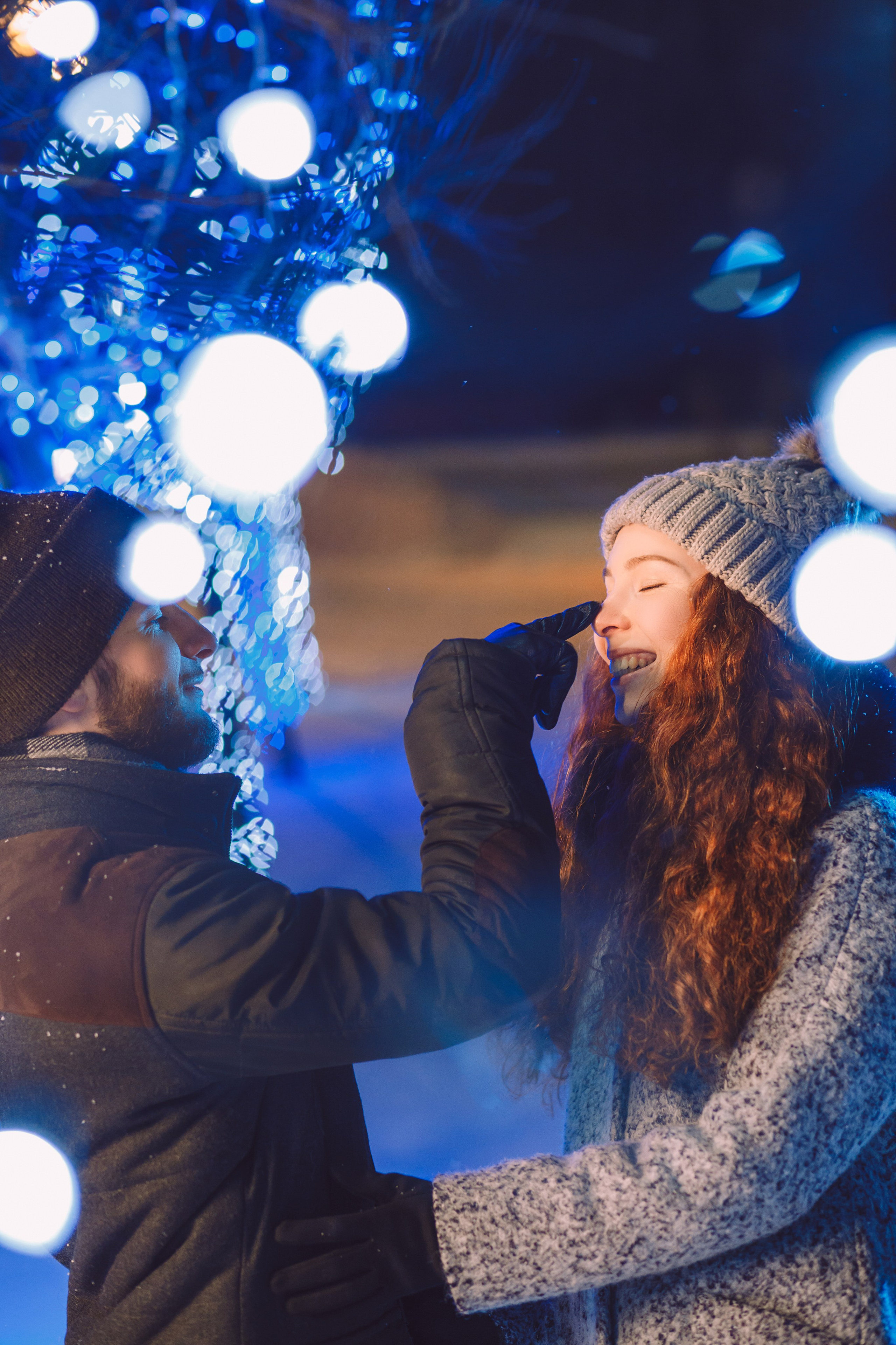 НеХолодная ночь Вити и Кристины. Профессиональный фотограф в Ижевске Леша Петров