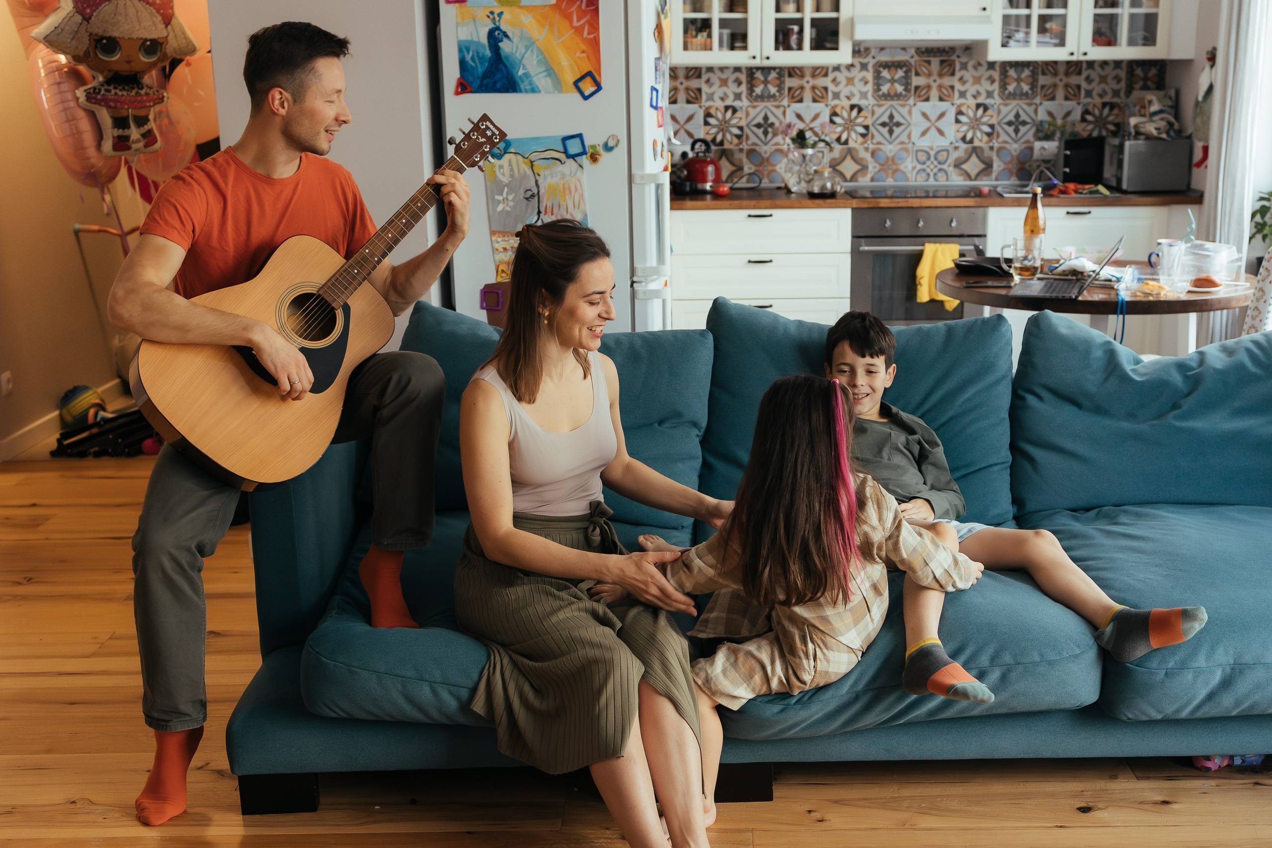 Юлия, Александр, Леня и Алина. Фотограф Печерская Анастасия