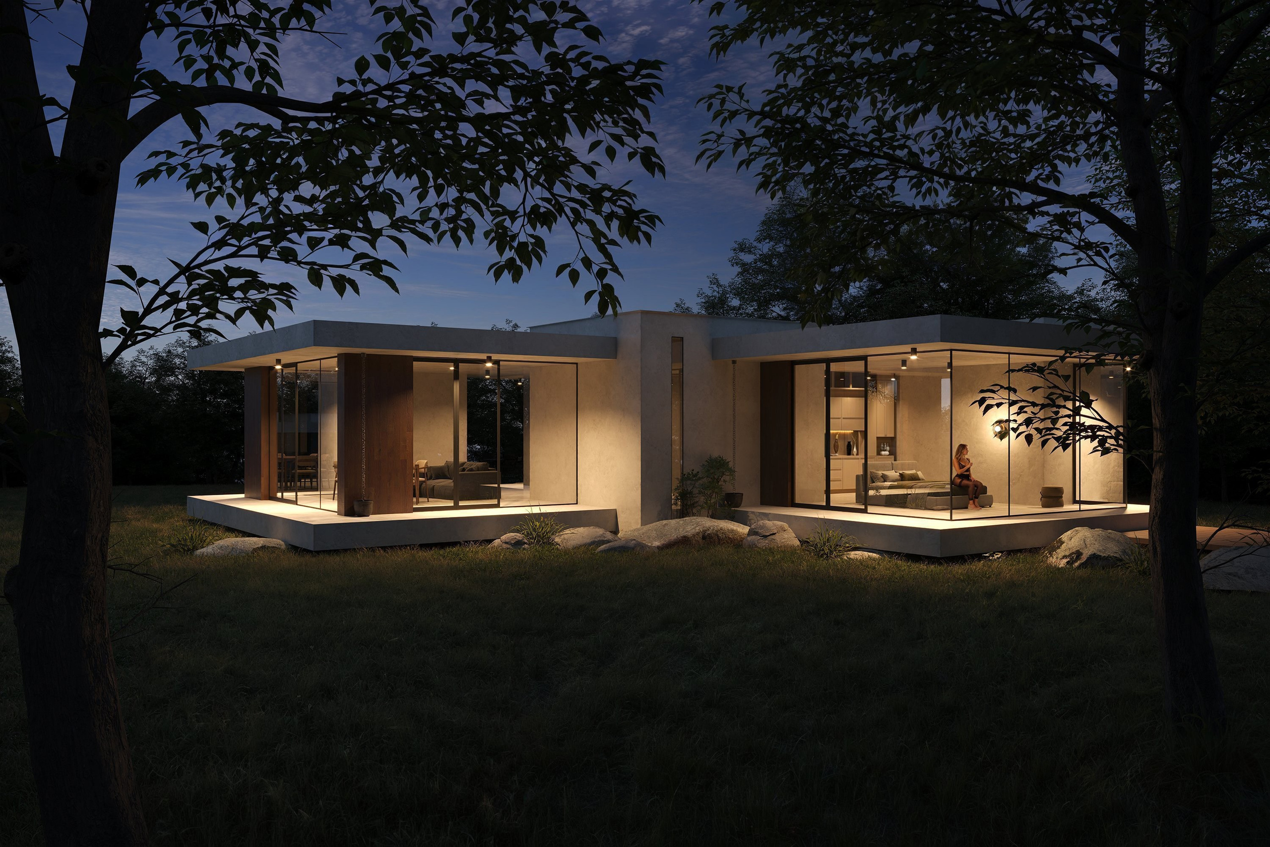 Exteriors. Architectural Visualization Studio ANVis3D