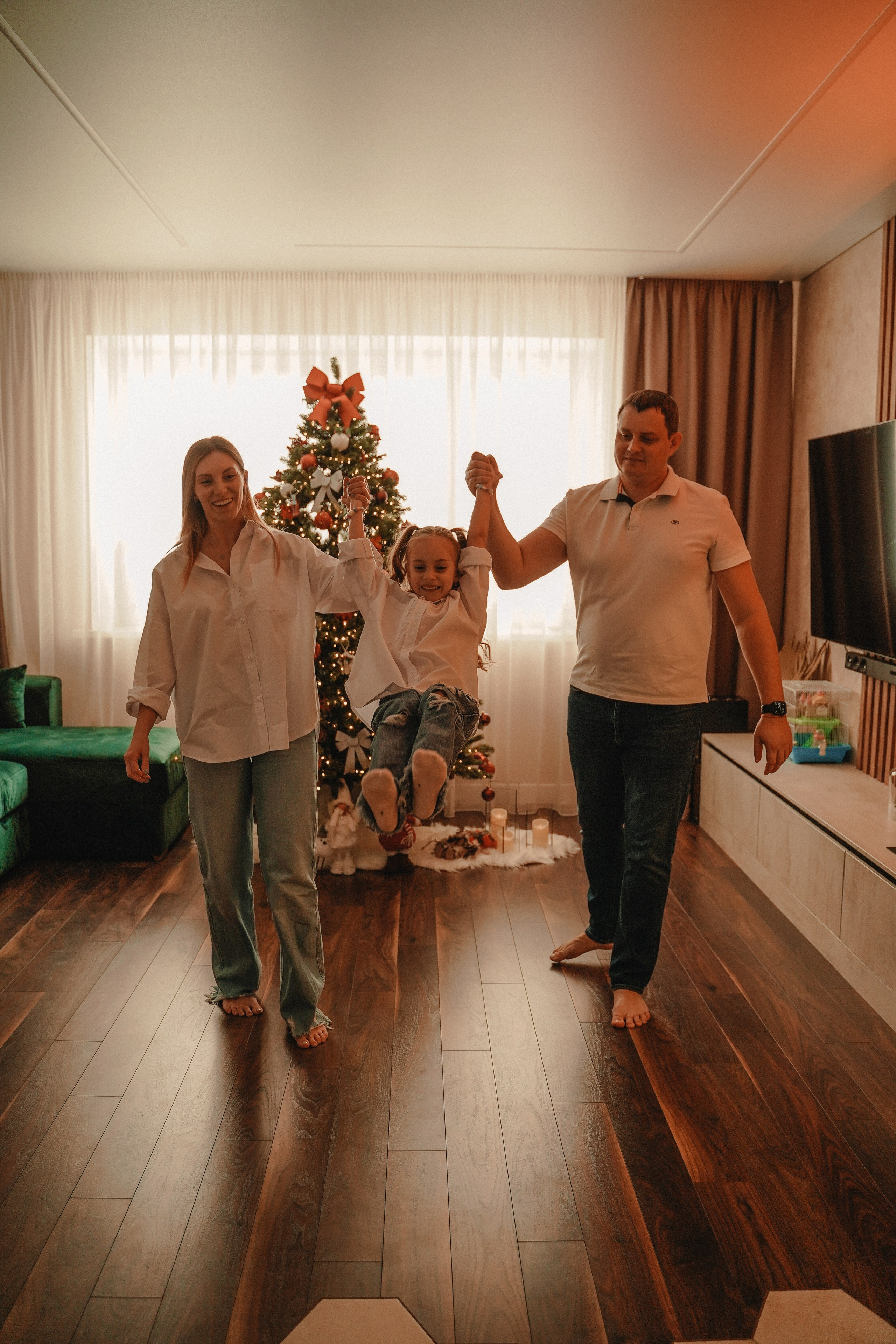 Домашняя Новогодняя фотосессия. Семейный и женский фотограф в Краснодаре Анастасия Приймак