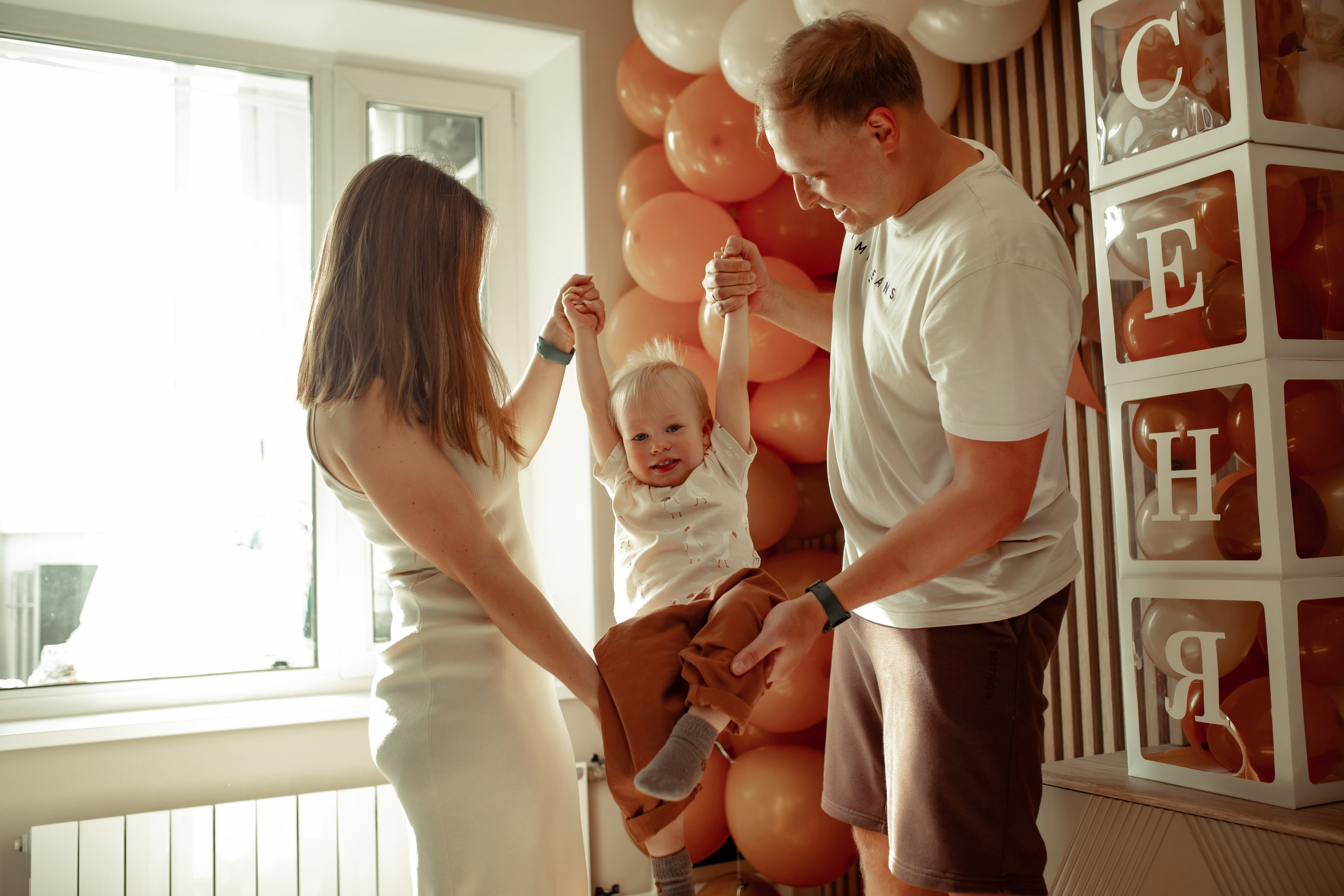 День рождение Арсения+домашняя съемка. Семейный и детский фотограф в Москве Дорогова Екатерина