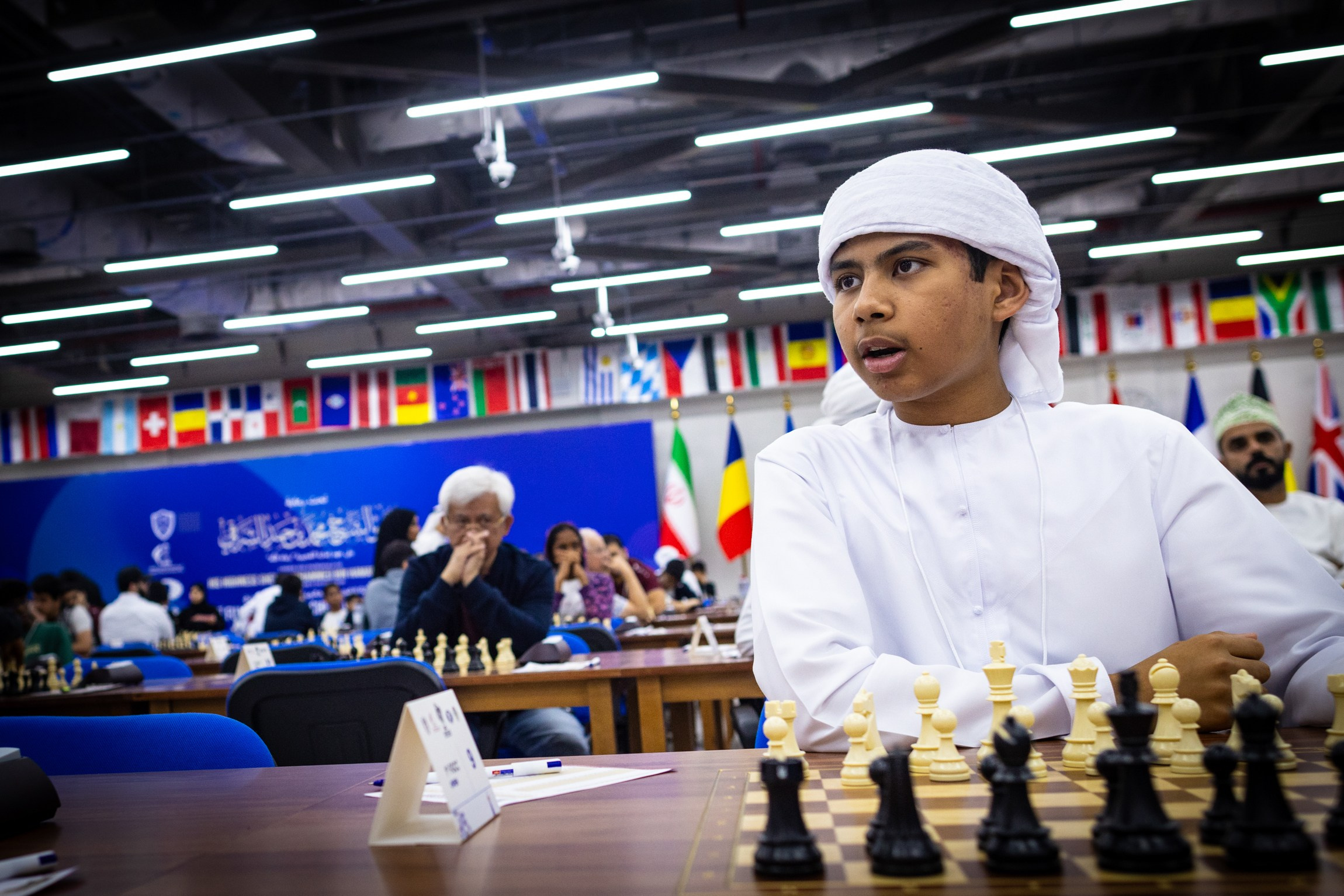 2025.08.25 1st. FUJAIRAH GLOBAL Chess Championship — Round1. Фотограф Анна Штурман (репортажная съёмка любых событий и мероприятий) Anna Shtourman photographer