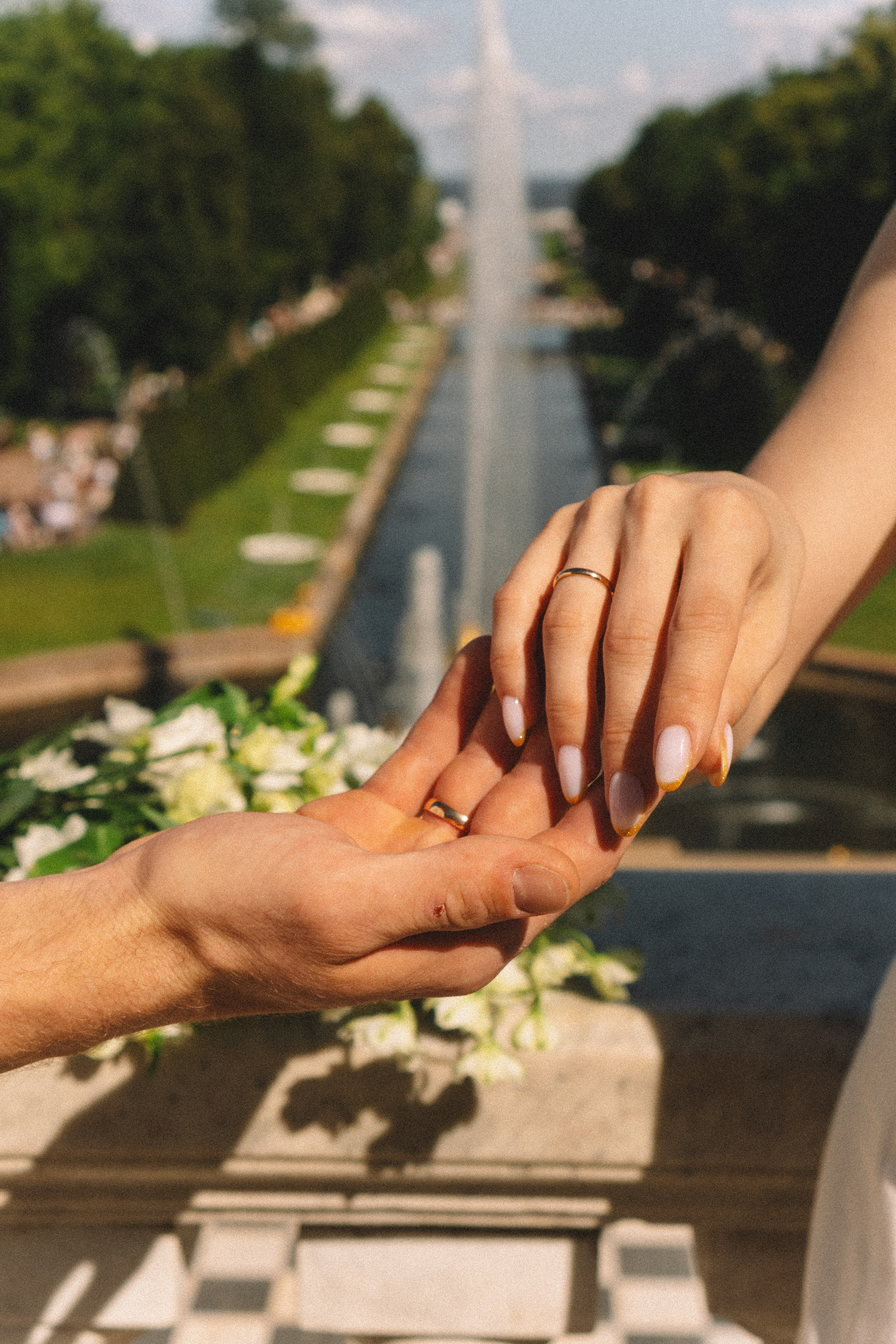 СВАДЕБНАЯ СЬЕМКА В ПЕТЕРГОФЕ И СЬЕМКА РЕПОРТАЖА В ЗАГСЕ ПЕТЕРГОФА. Профессиональный фотограф, Санкт-Петербург — Виктория Богомолова