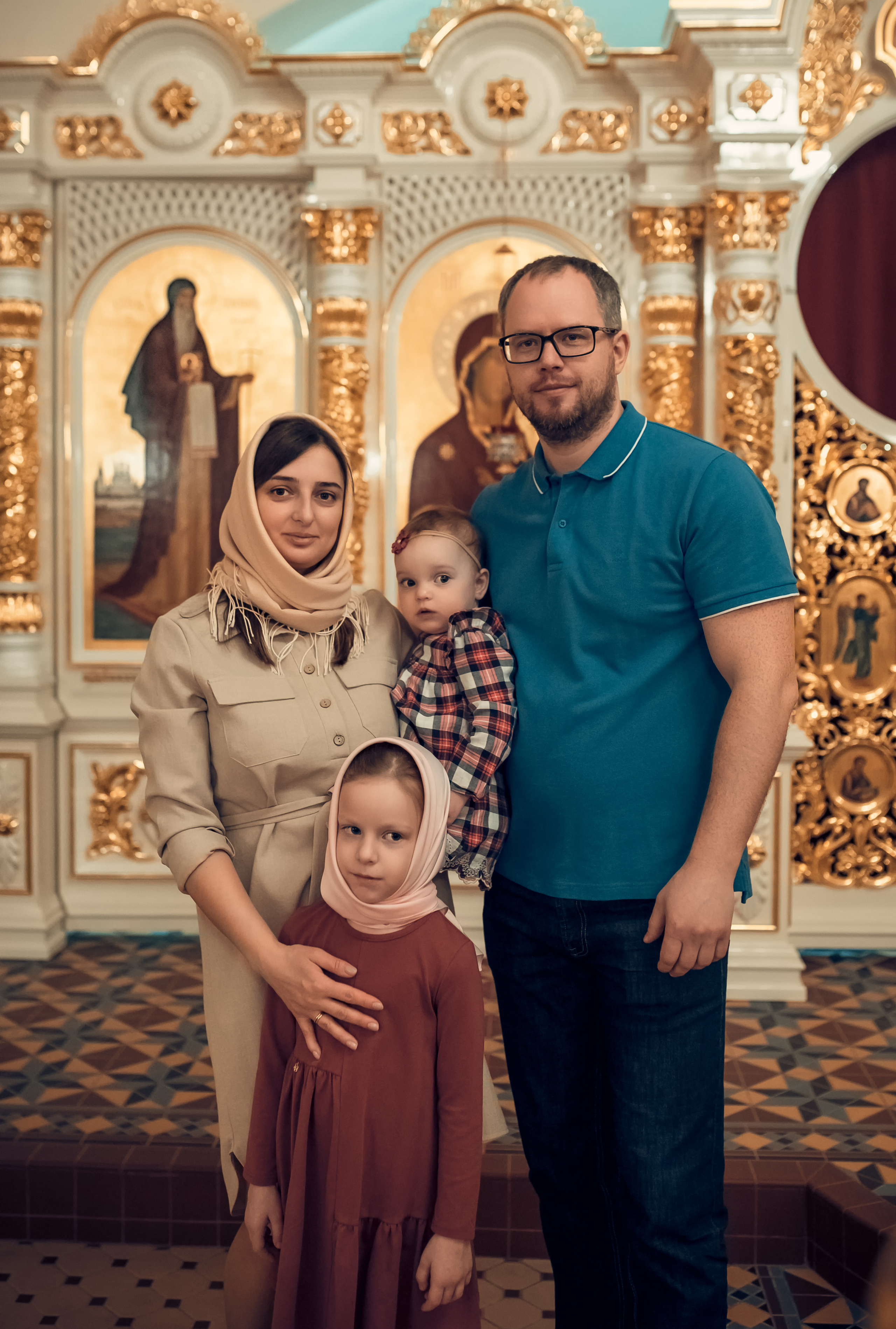 Таинство Крещения Храм Сретения Господня. Семейный фотограф Олеся Батурина Рязань