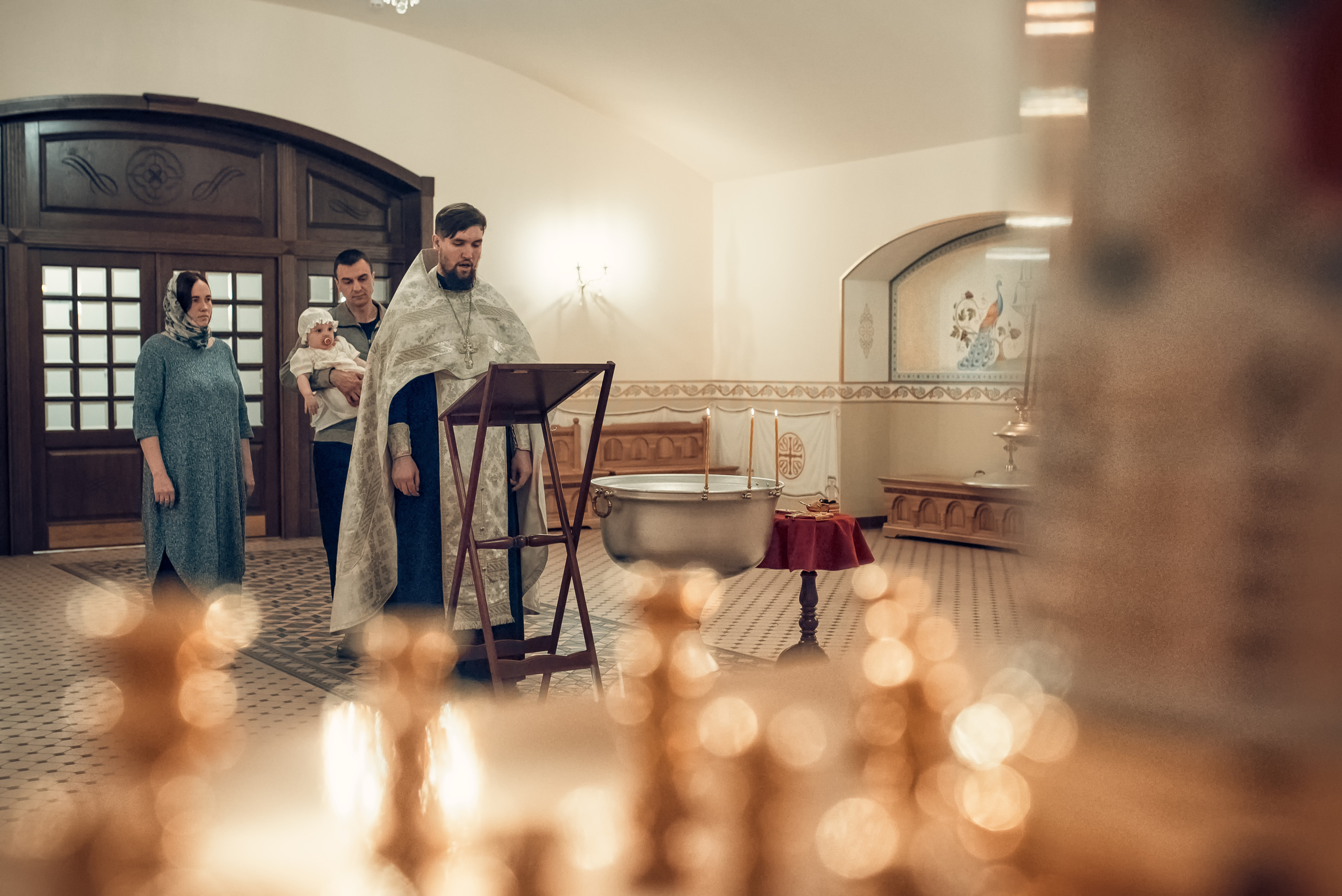 Таинство Крещения Храм Сретения Господня. Семейный фотограф Олеся Батурина Рязань