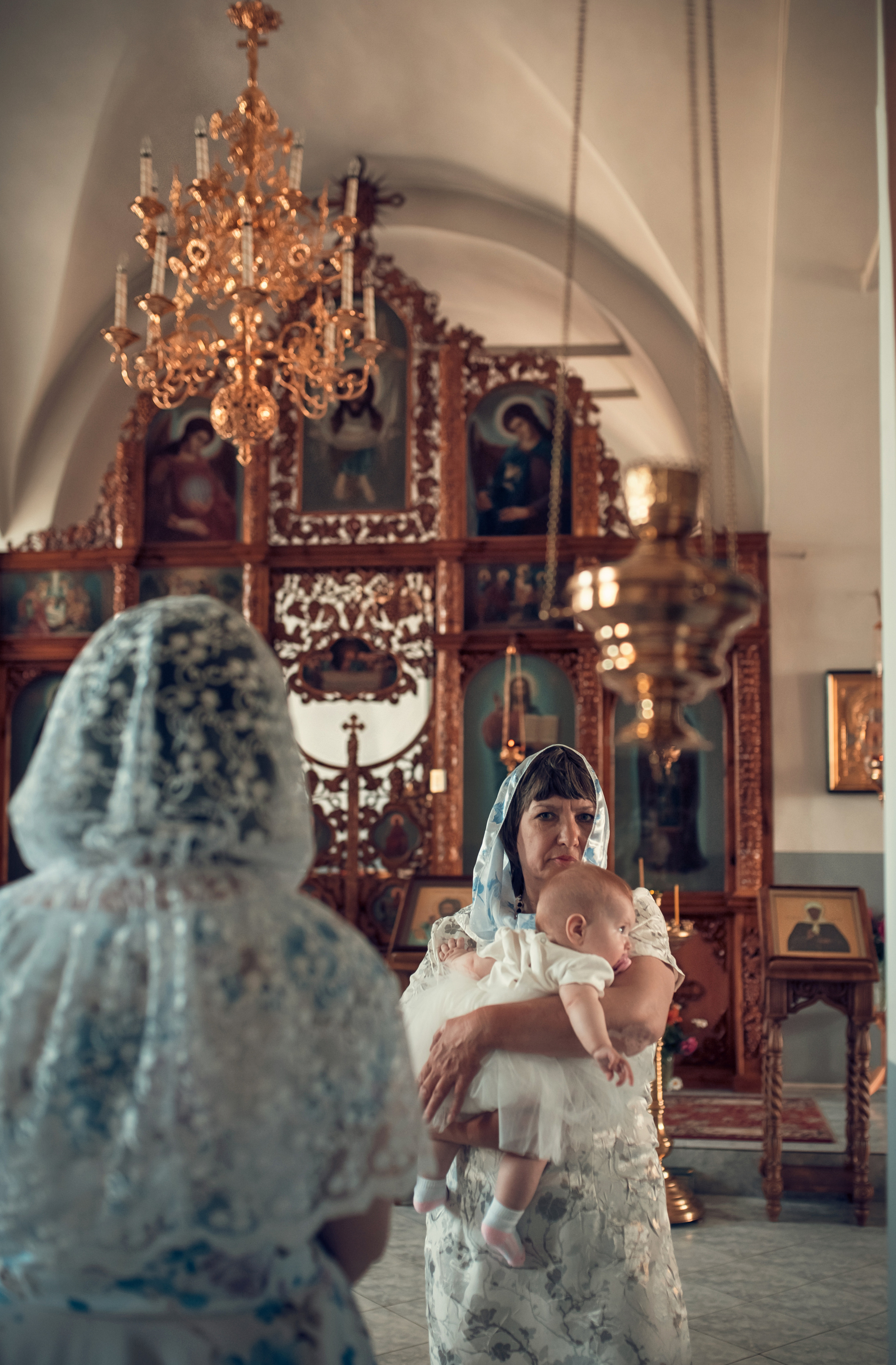 Таинство Крещения Храм Покрова Пресвятой Богородицы — Мервино. Семейный фотограф Олеся Батурина Рязань