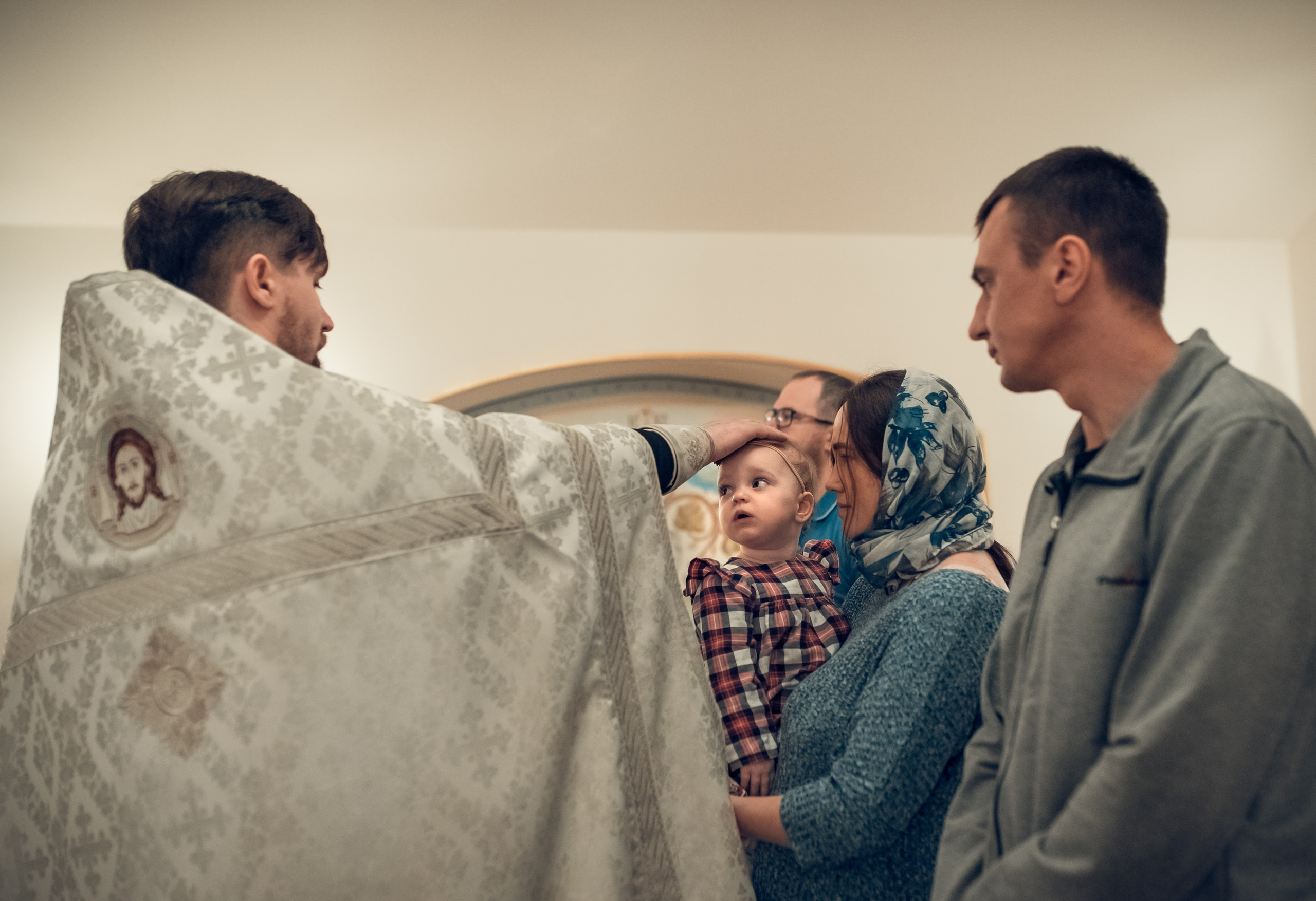 Таинство Крещения Храм Сретения Господня. Семейный фотограф Олеся Батурина Рязань