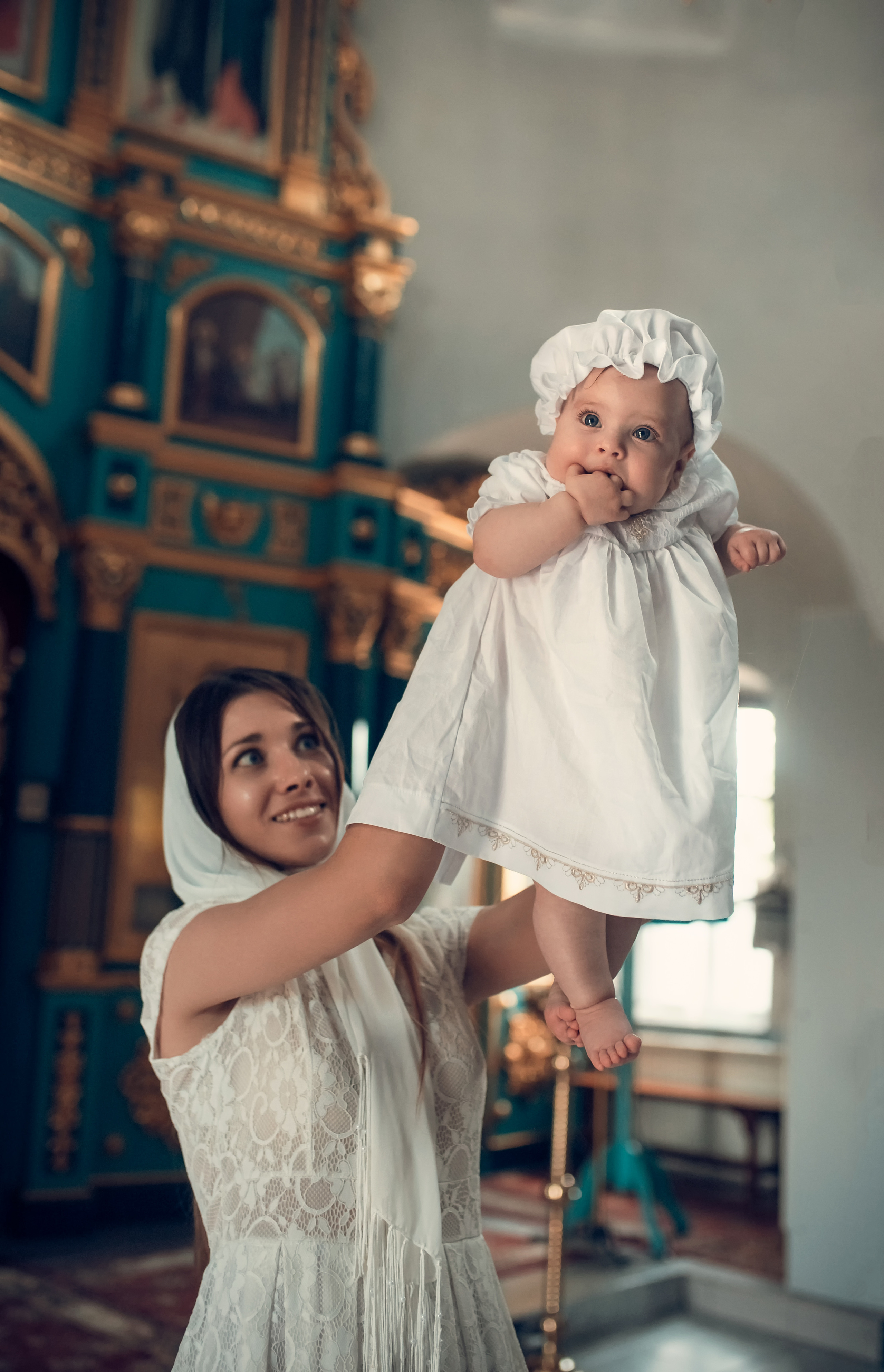 Таинство Крещения Храм Покрова Пресвятой Богородицы — Мервино. Семейный фотограф Олеся Батурина Рязань