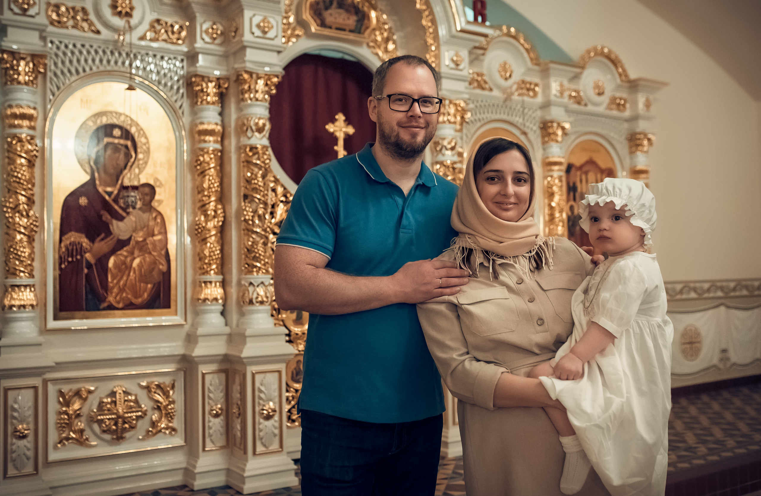 Таинство Крещения Храм Сретения Господня. Семейный фотограф Олеся Батурина Рязань