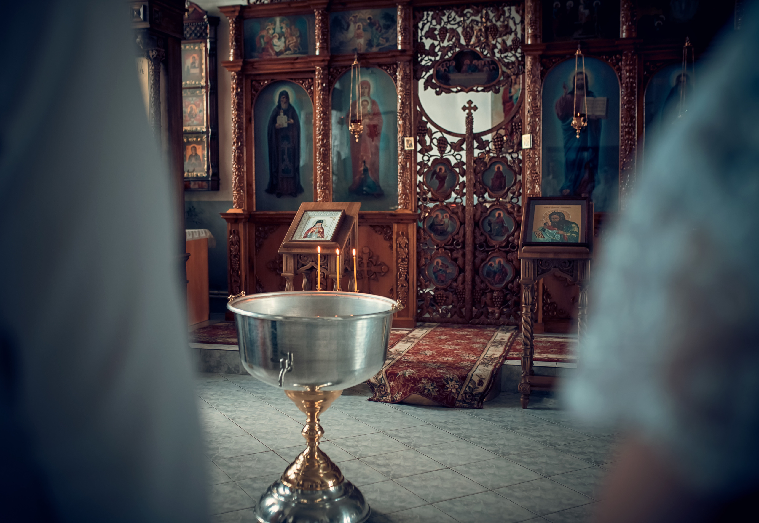 Таинство Крещения Храм Покрова Пресвятой Богородицы — Мервино. Семейный фотограф Олеся Батурина Рязань