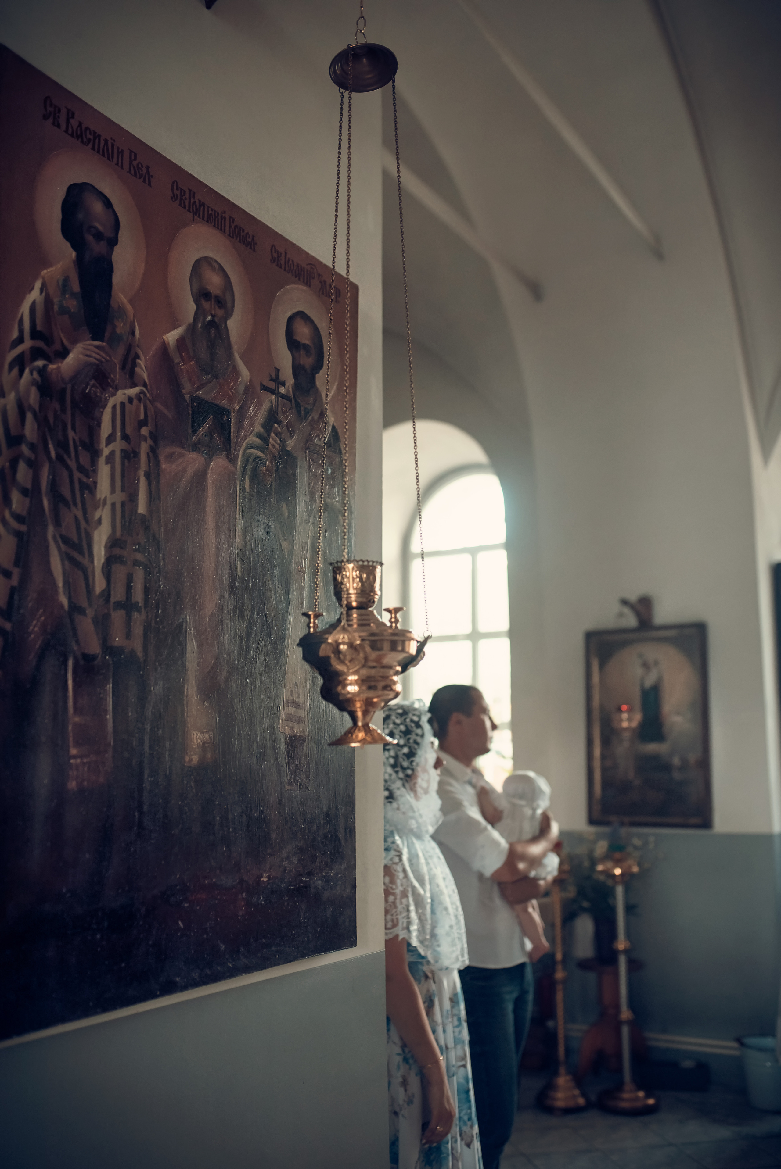 Таинство Крещения Храм Покрова Пресвятой Богородицы — Мервино. Семейный фотограф Олеся Батурина Рязань