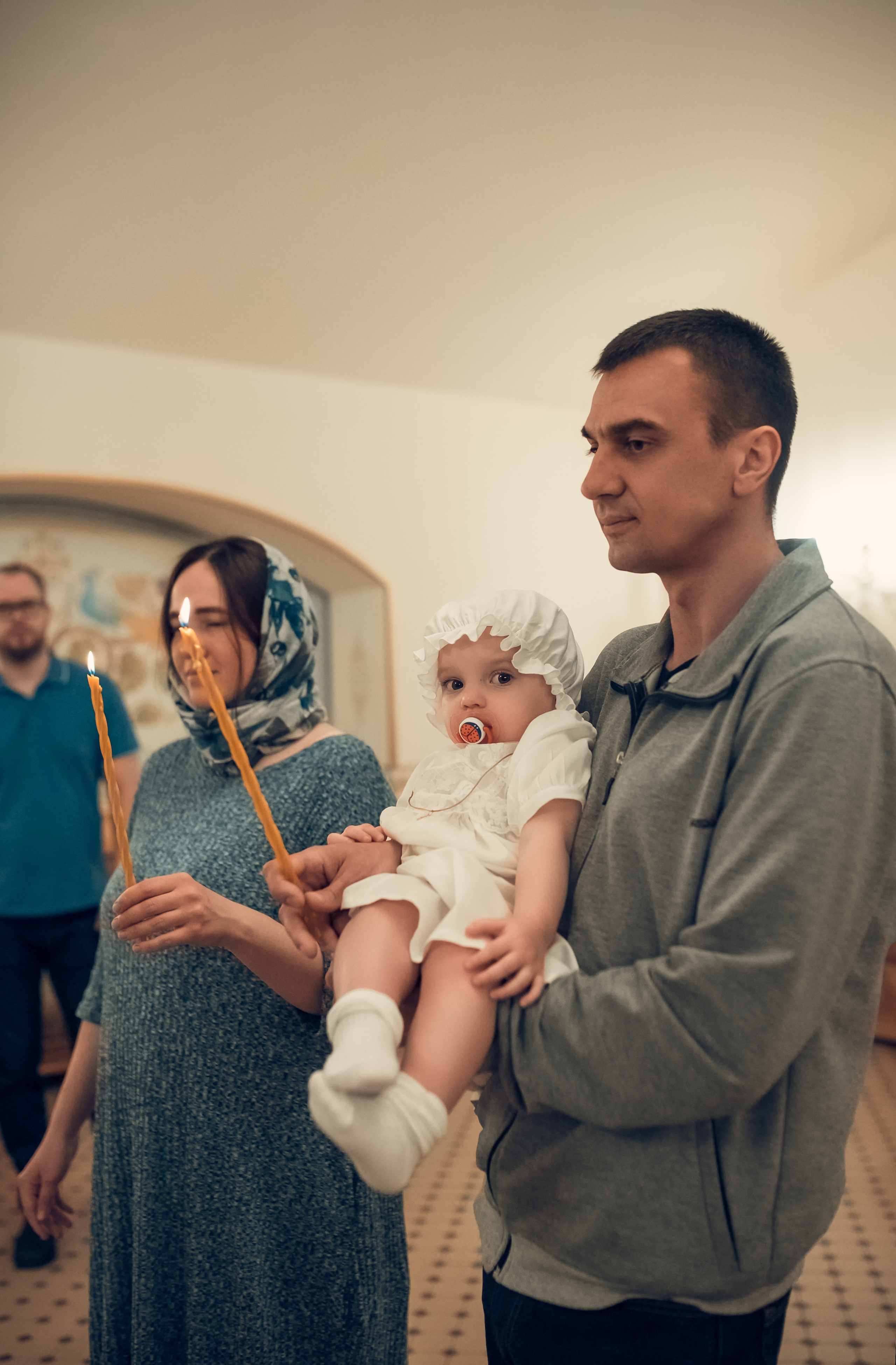 Таинство Крещения Храм Сретения Господня. Семейный фотограф Олеся Батурина Рязань