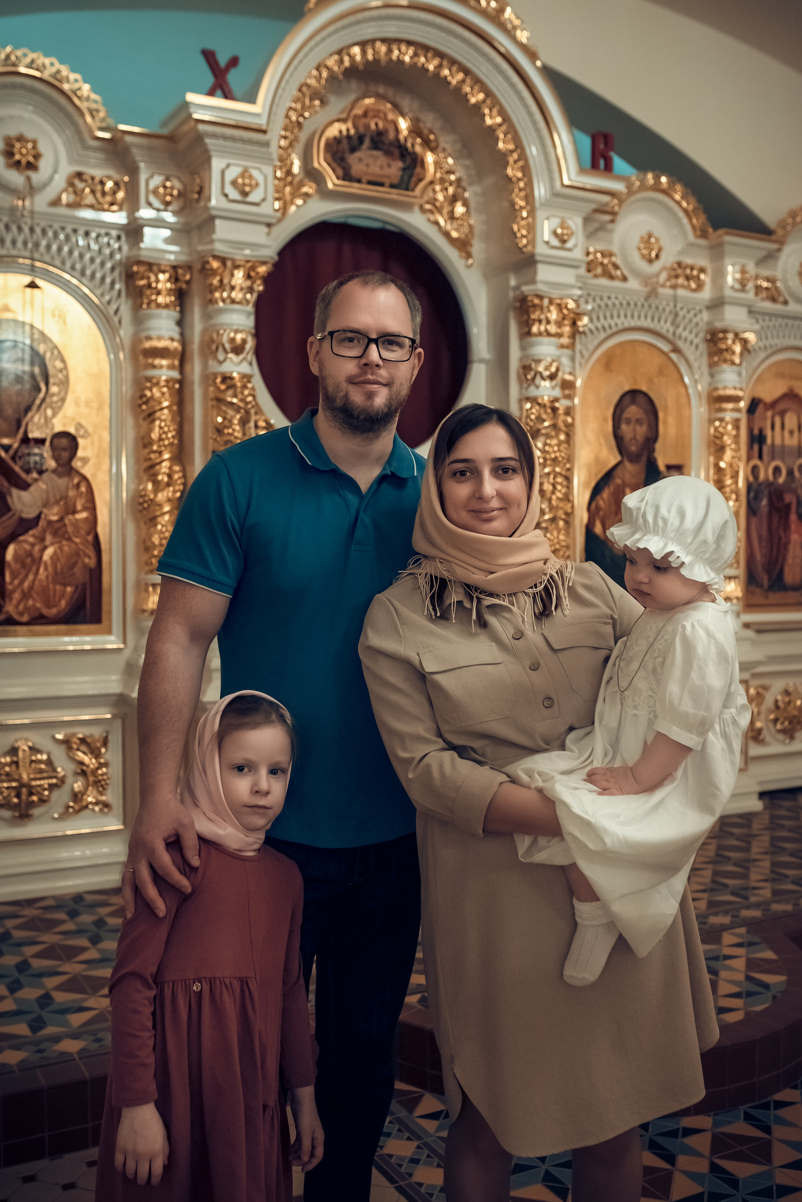 Таинство Крещения Храм Сретения Господня. Семейный фотограф Олеся Батурина Рязань