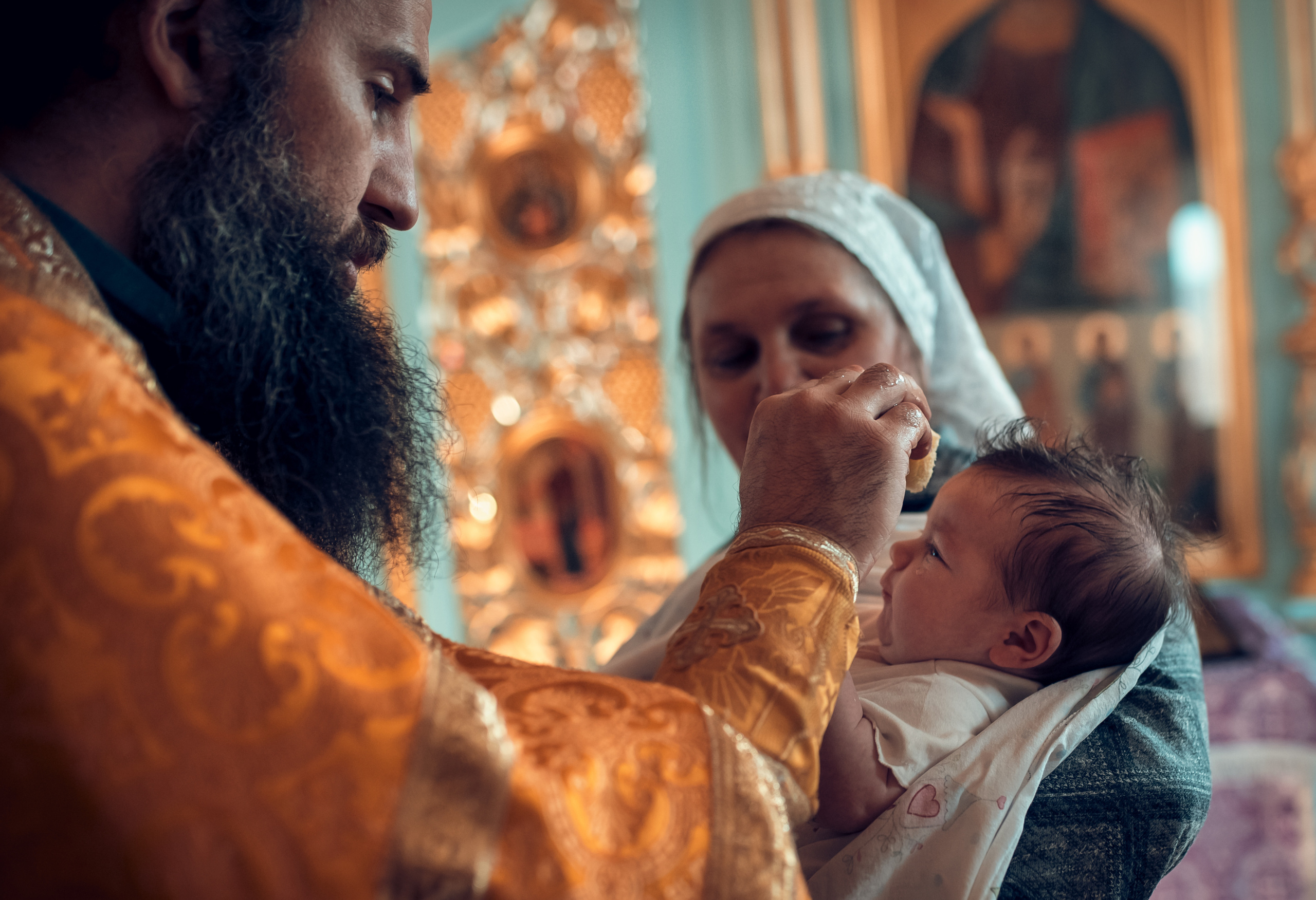 Таинство Крещения Крестовоздвиженский храм. Семейный фотограф Олеся Батурина Рязань