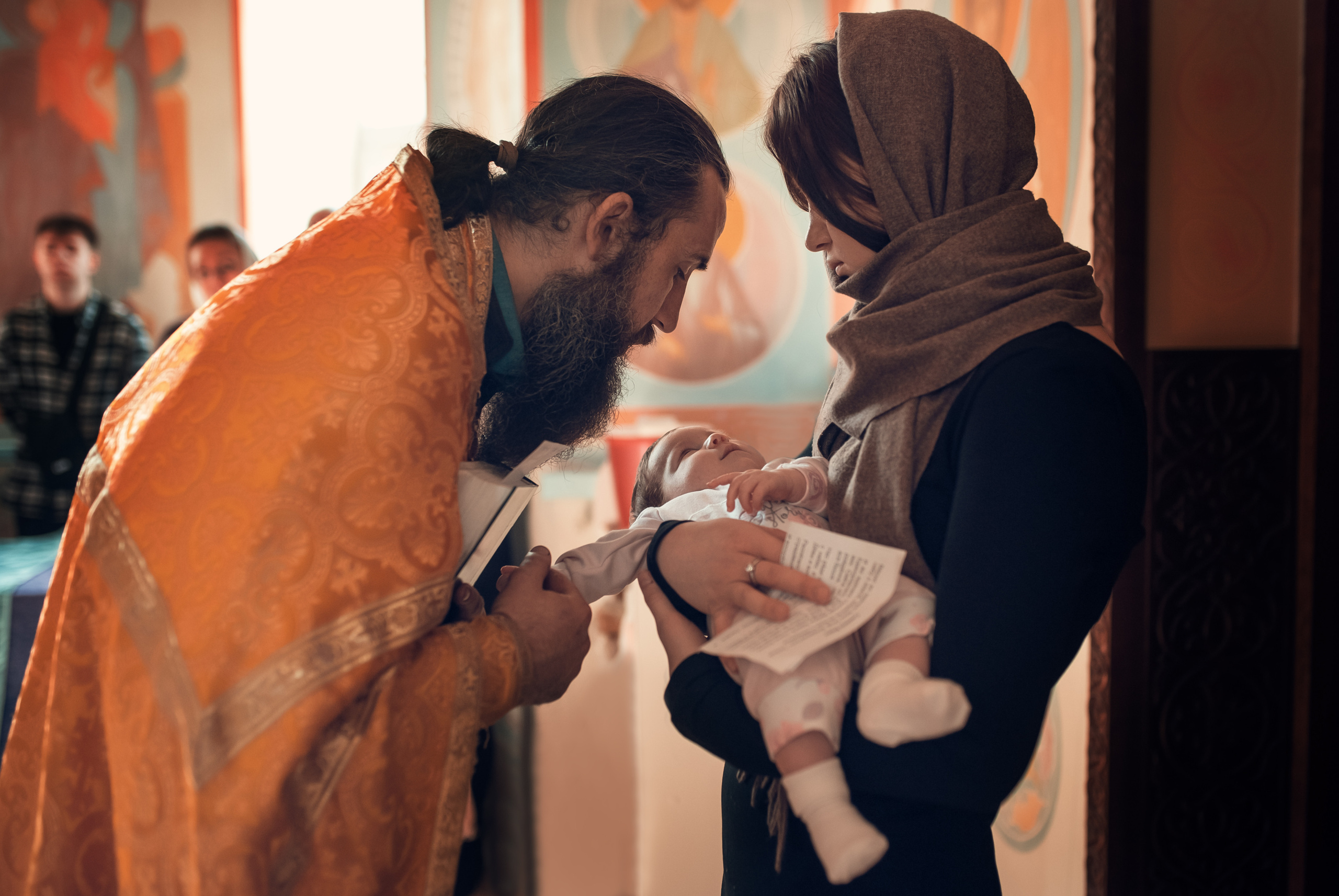 Таинство Крещения Крестовоздвиженский храм. Семейный фотограф Олеся Батурина Рязань