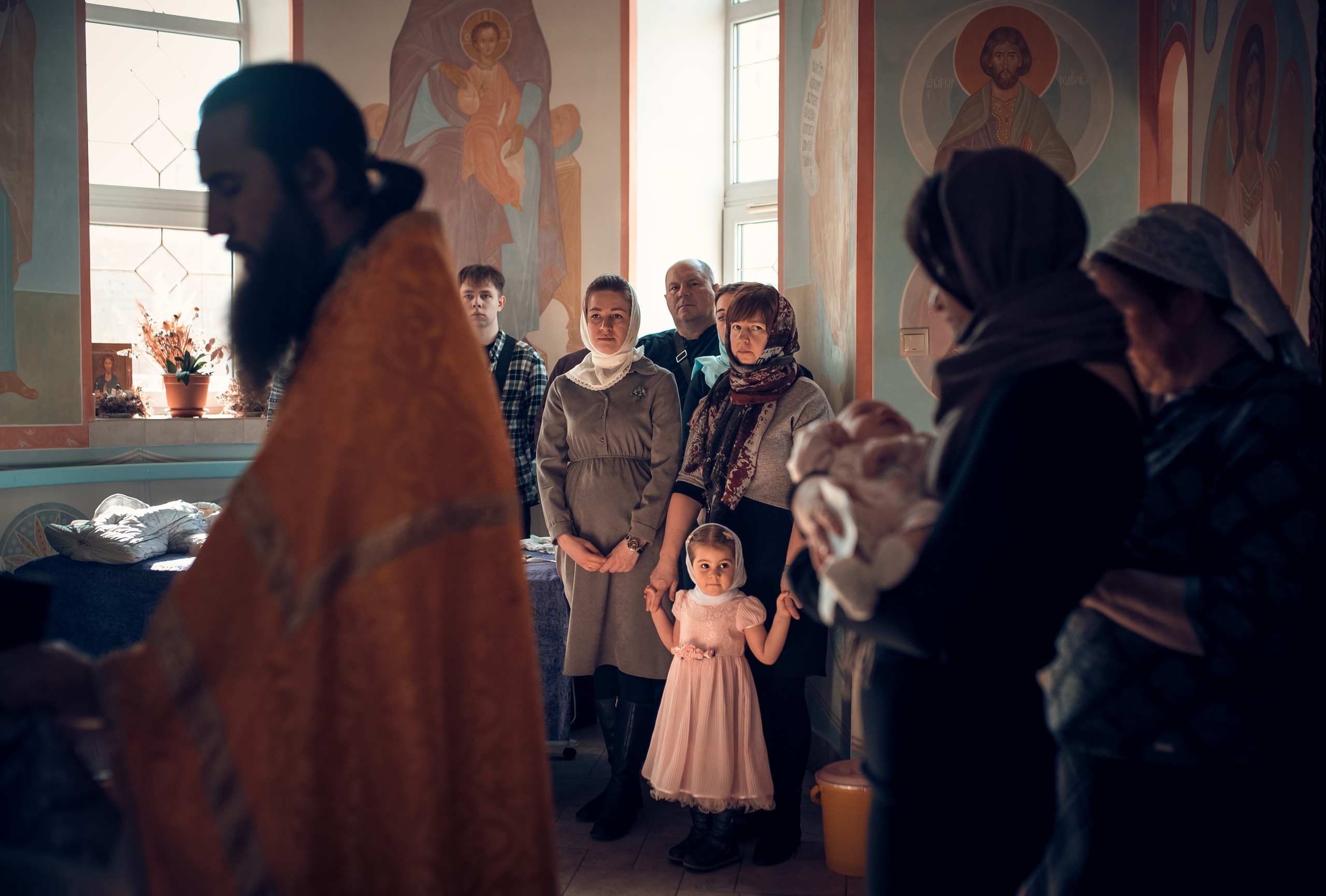 Таинство Крещения Крестовоздвиженский храм. Семейный фотограф Олеся Батурина Рязань
