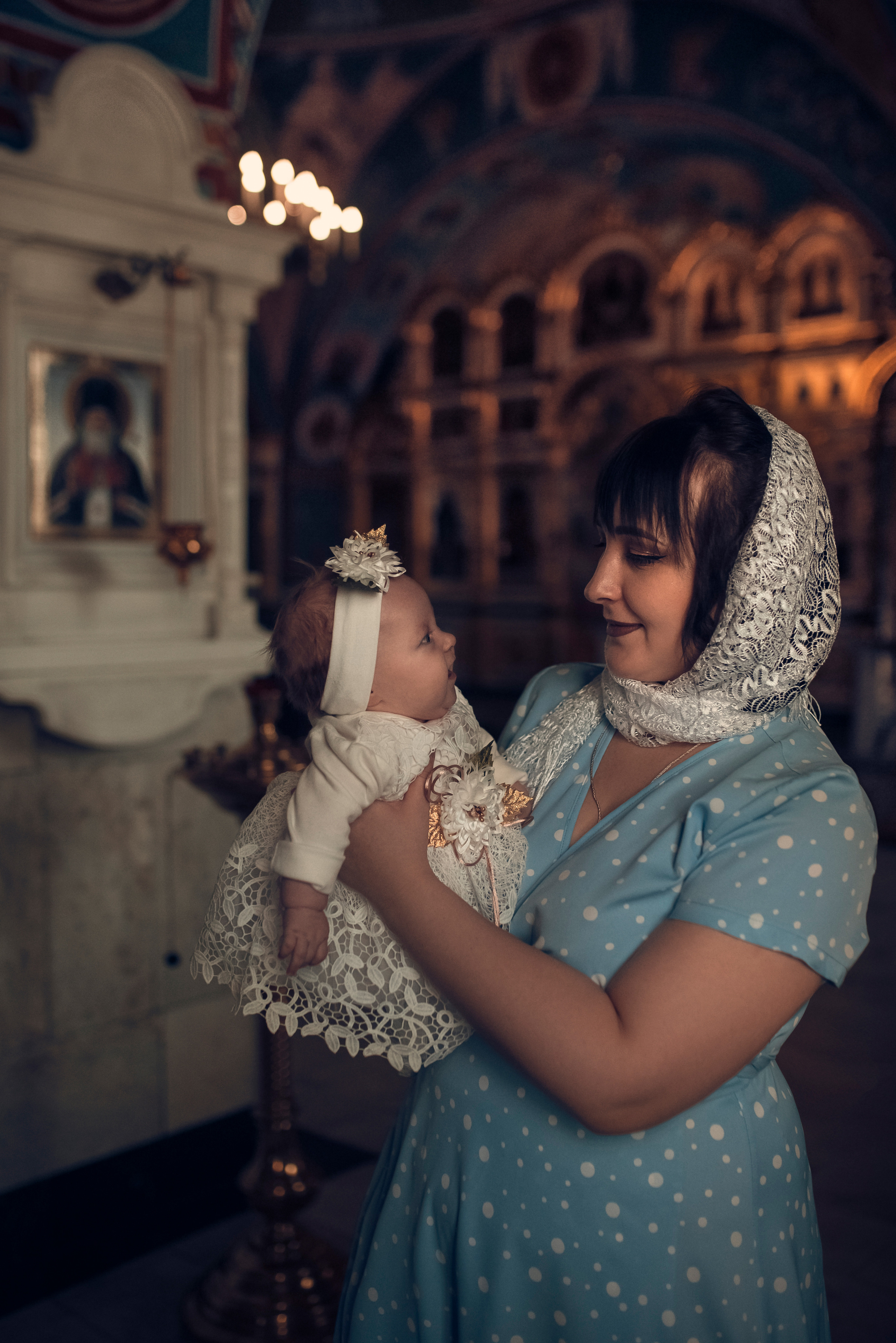 Таинство Крещения Церковь Николая Чудотворца (рыбное). Семейный фотограф Олеся Батурина Рязань