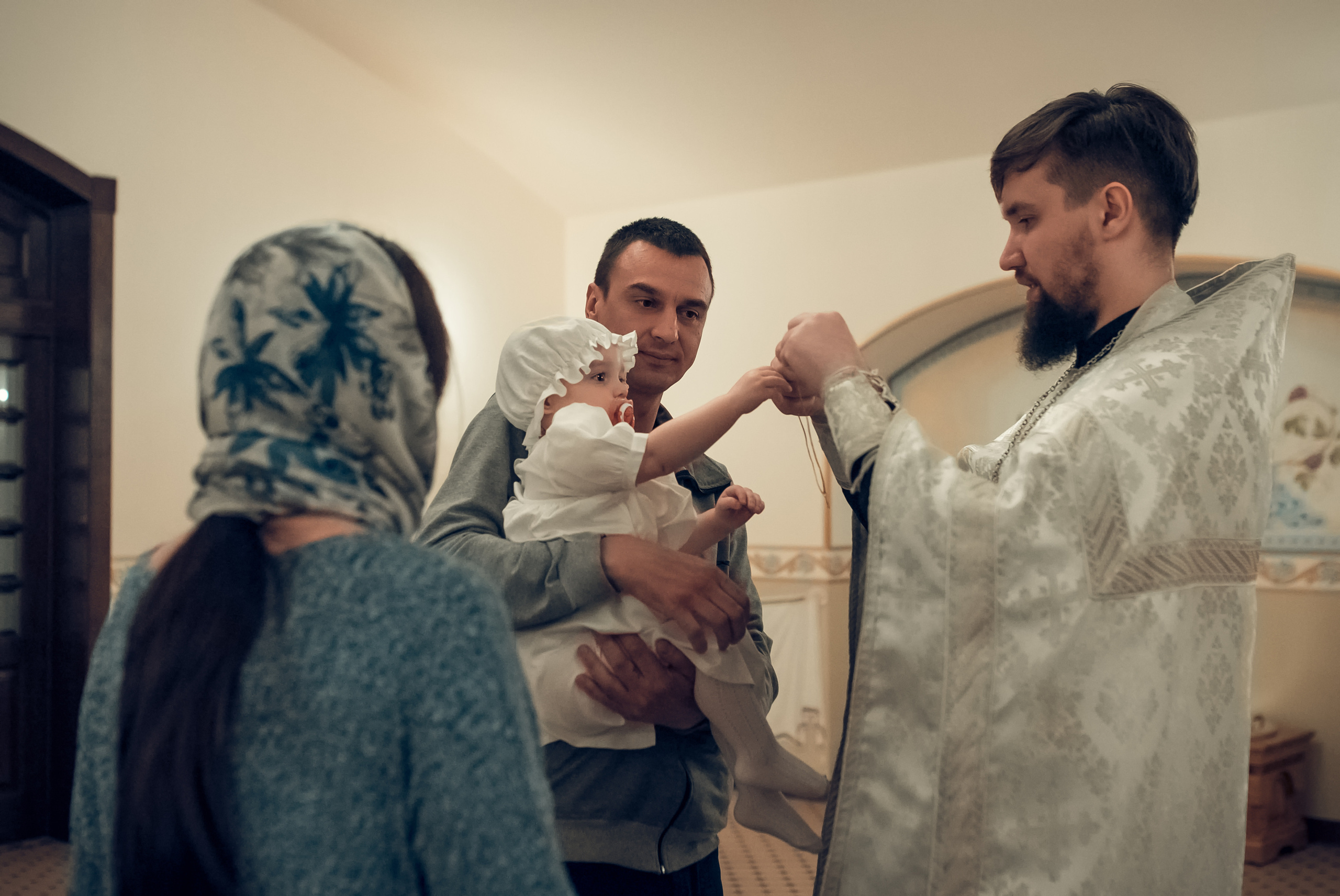 Таинство Крещения Храм Сретения Господня. Семейный фотограф Олеся Батурина Рязань