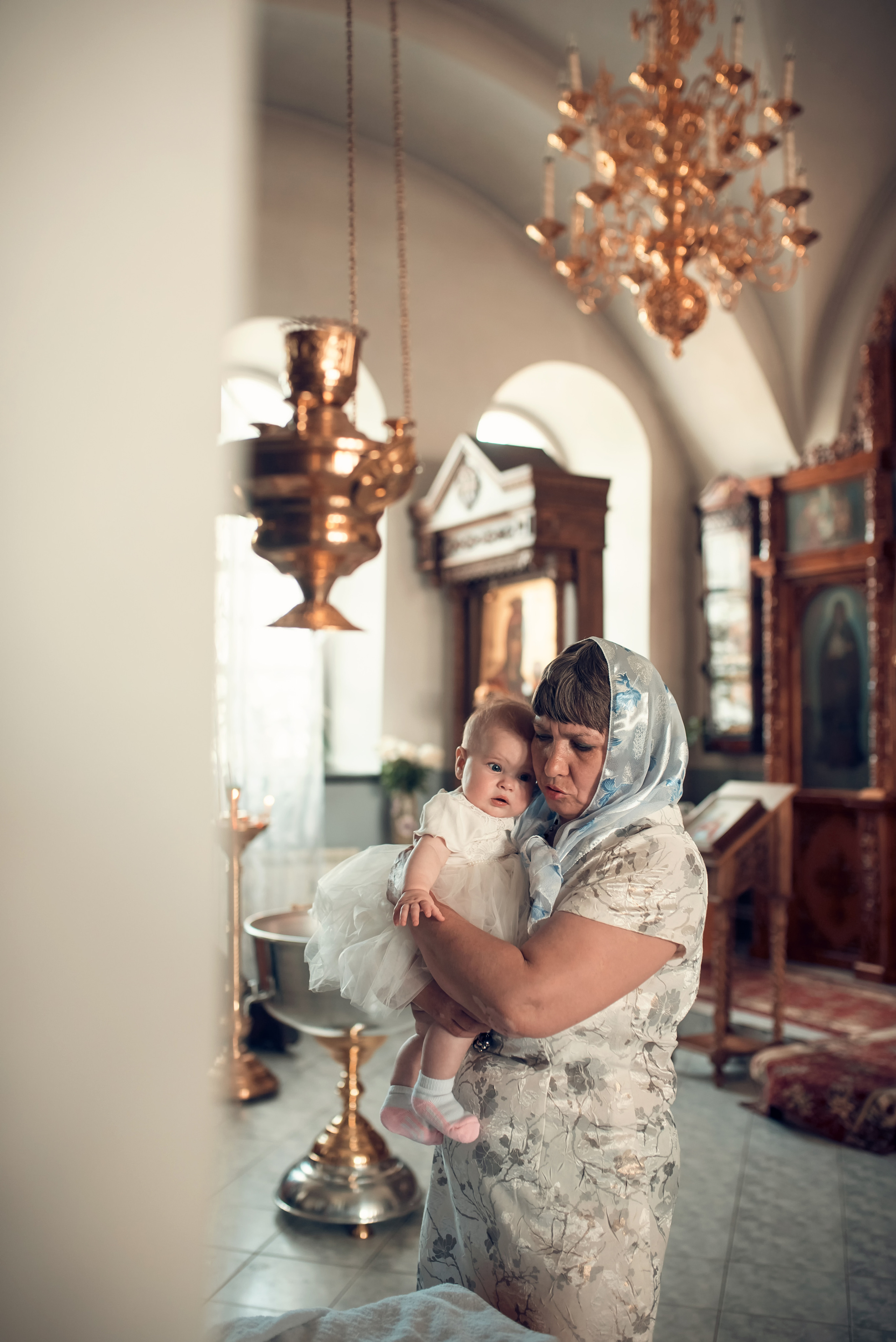 Таинство Крещения Храм Покрова Пресвятой Богородицы — Мервино. Семейный фотограф Олеся Батурина Рязань