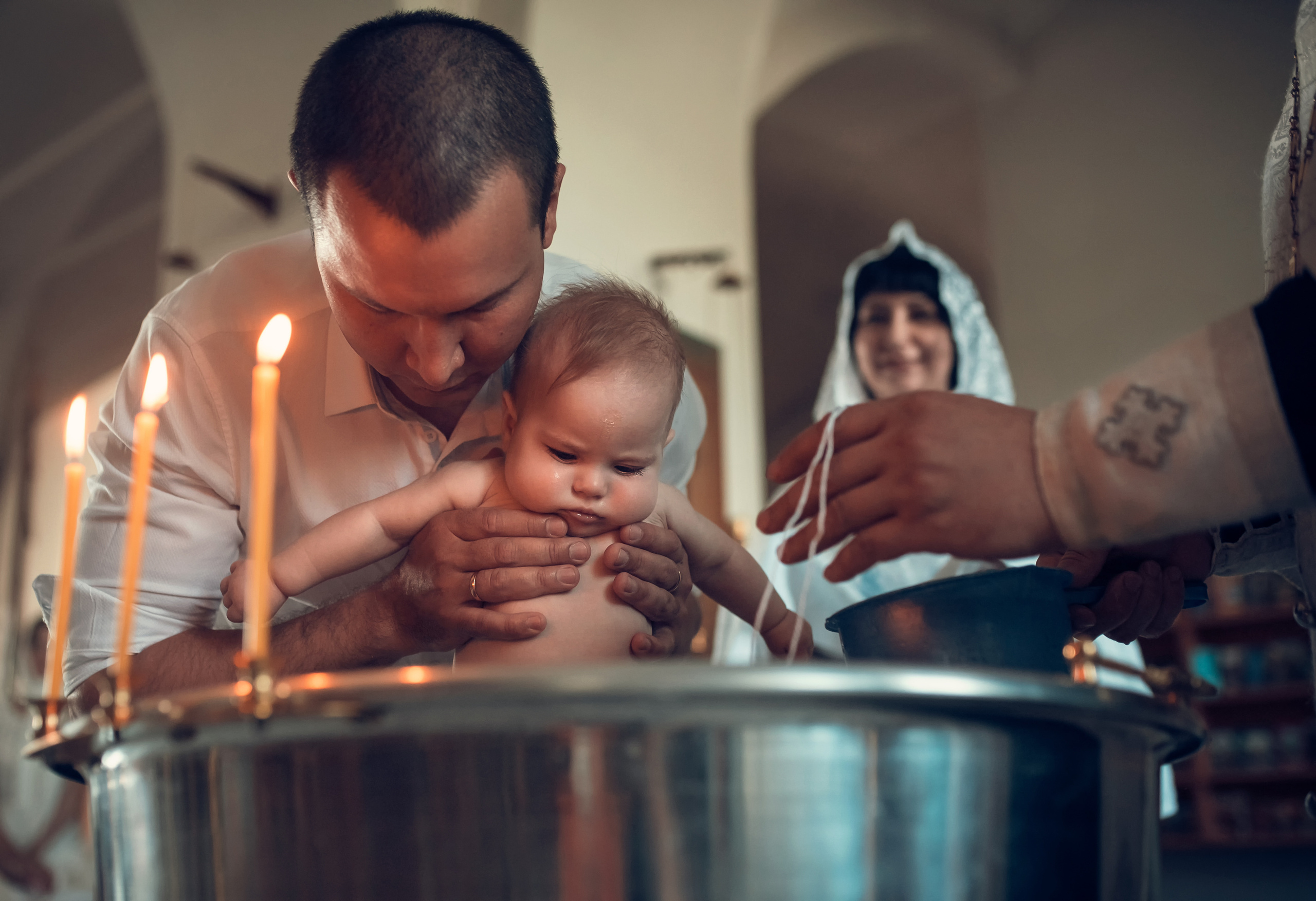 Таинство Крещения Храм Покрова Пресвятой Богородицы — Мервино. Семейный фотограф Олеся Батурина Рязань
