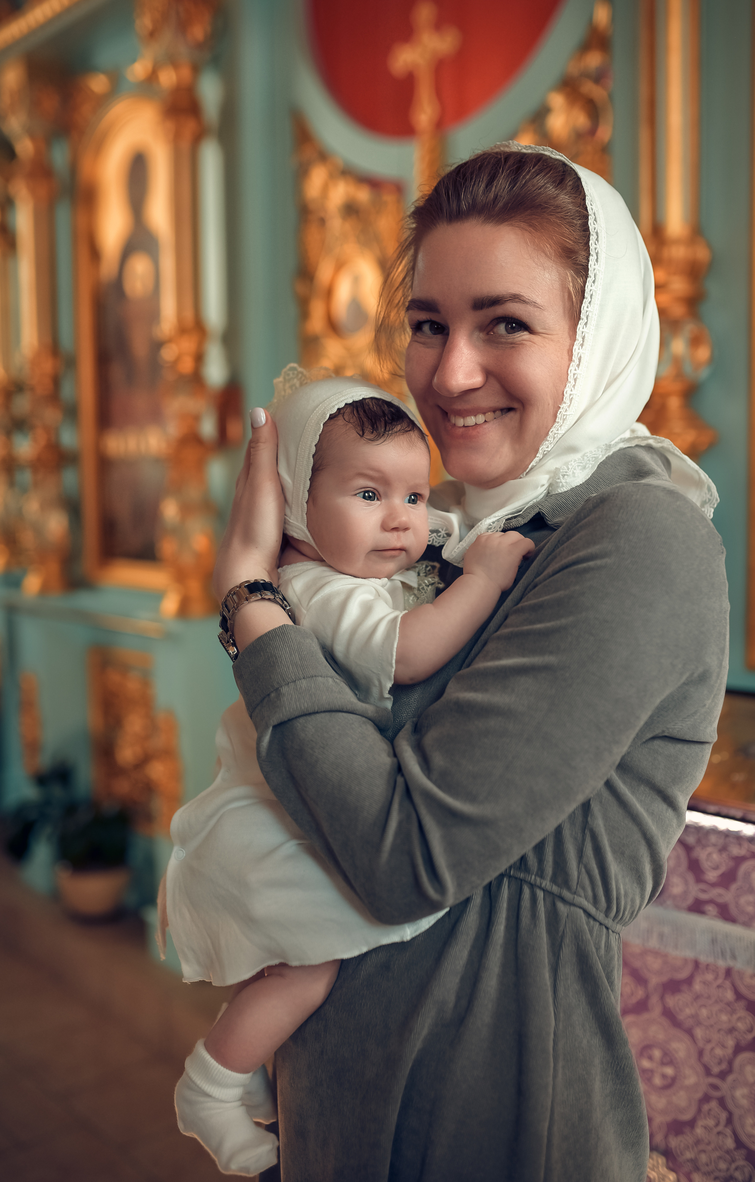 Таинство Крещения Крестовоздвиженский храм. Семейный фотограф Олеся Батурина Рязань