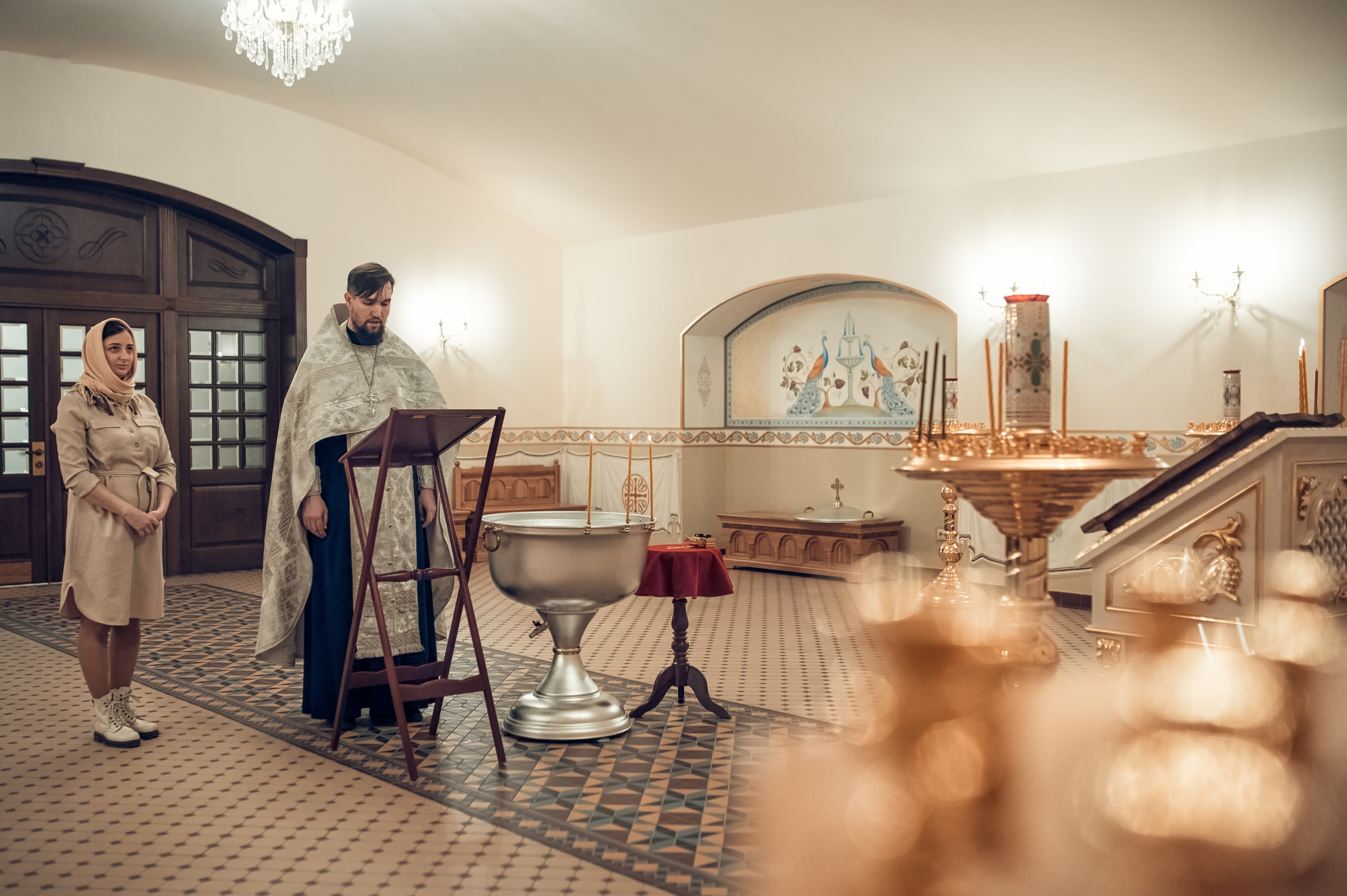 Таинство Крещения Храм Сретения Господня. Семейный фотограф Олеся Батурина Рязань