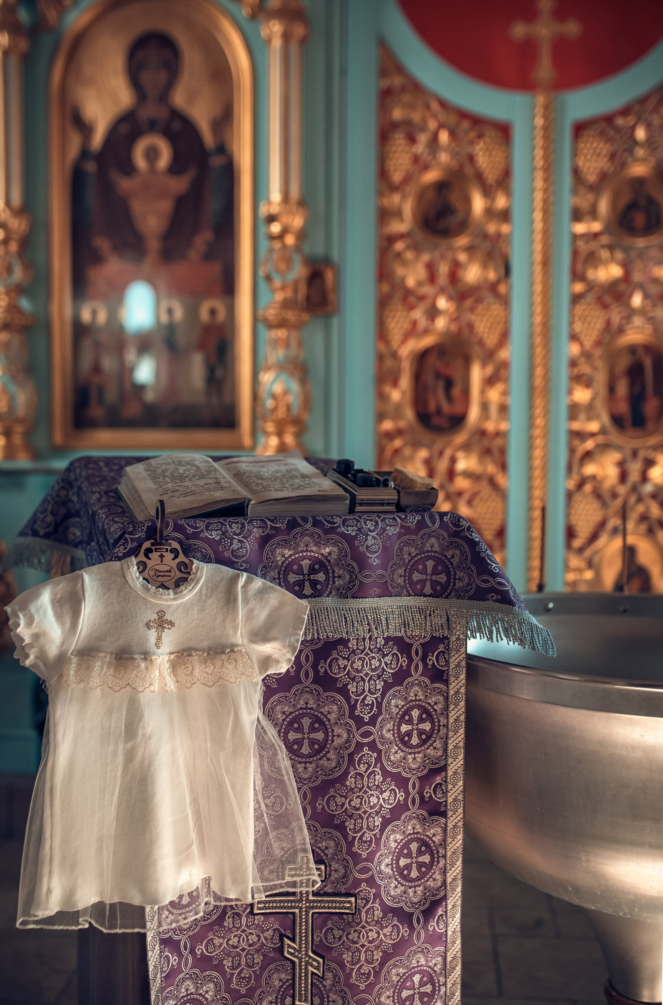 Таинство Крещения Крестовоздвиженский храм. Семейный фотограф Олеся Батурина Рязань