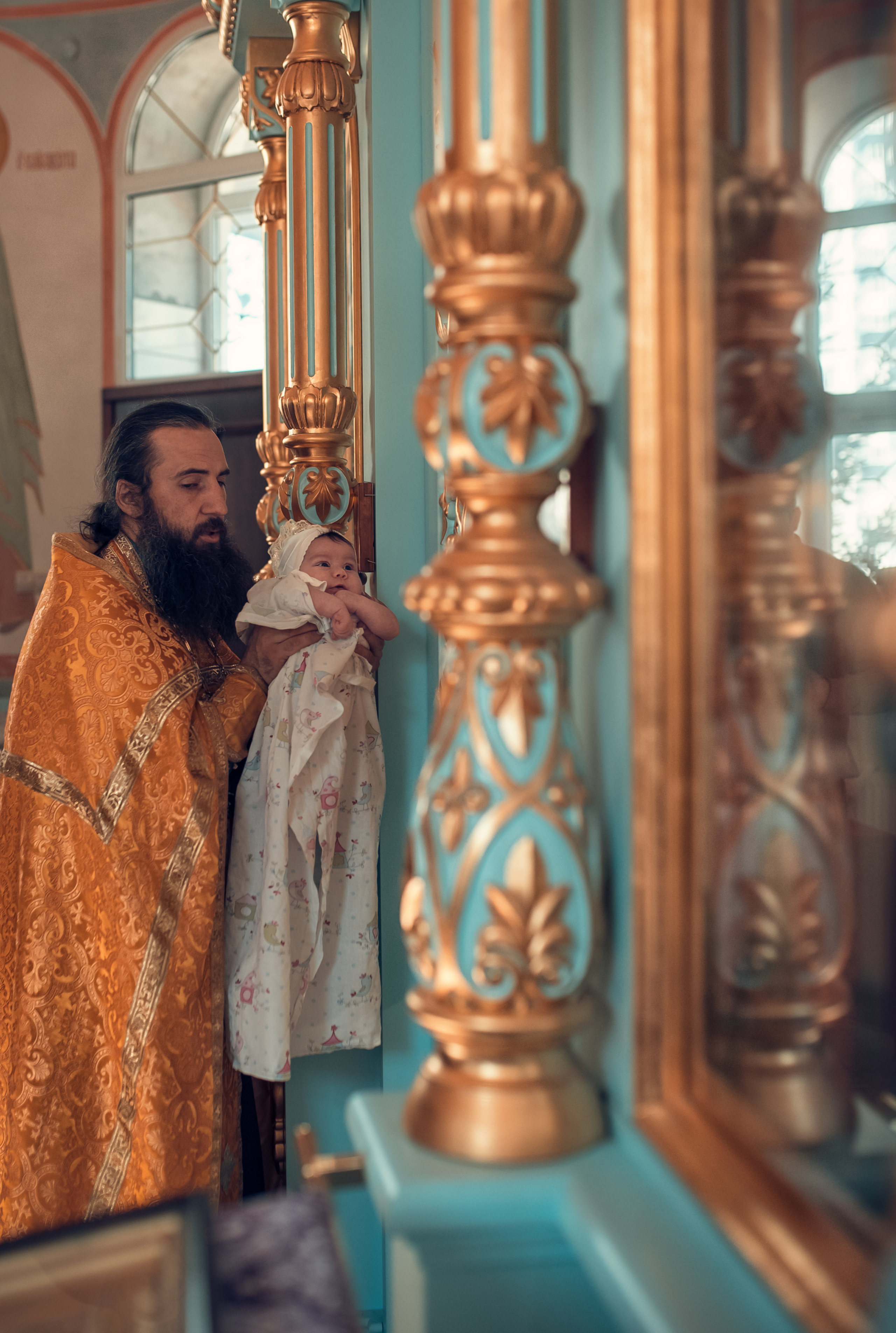 Таинство Крещения Крестовоздвиженский храм. Семейный фотограф Олеся Батурина Рязань