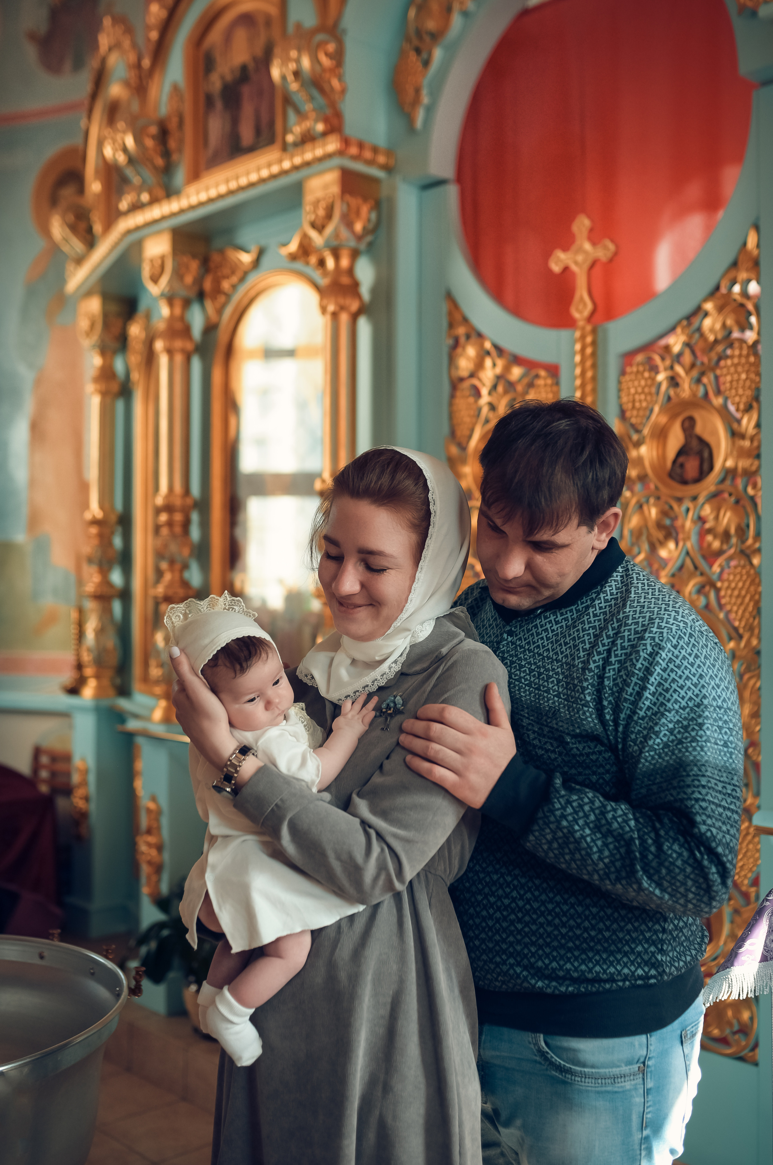Таинство Крещения Крестовоздвиженский храм. Семейный фотограф Олеся Батурина Рязань