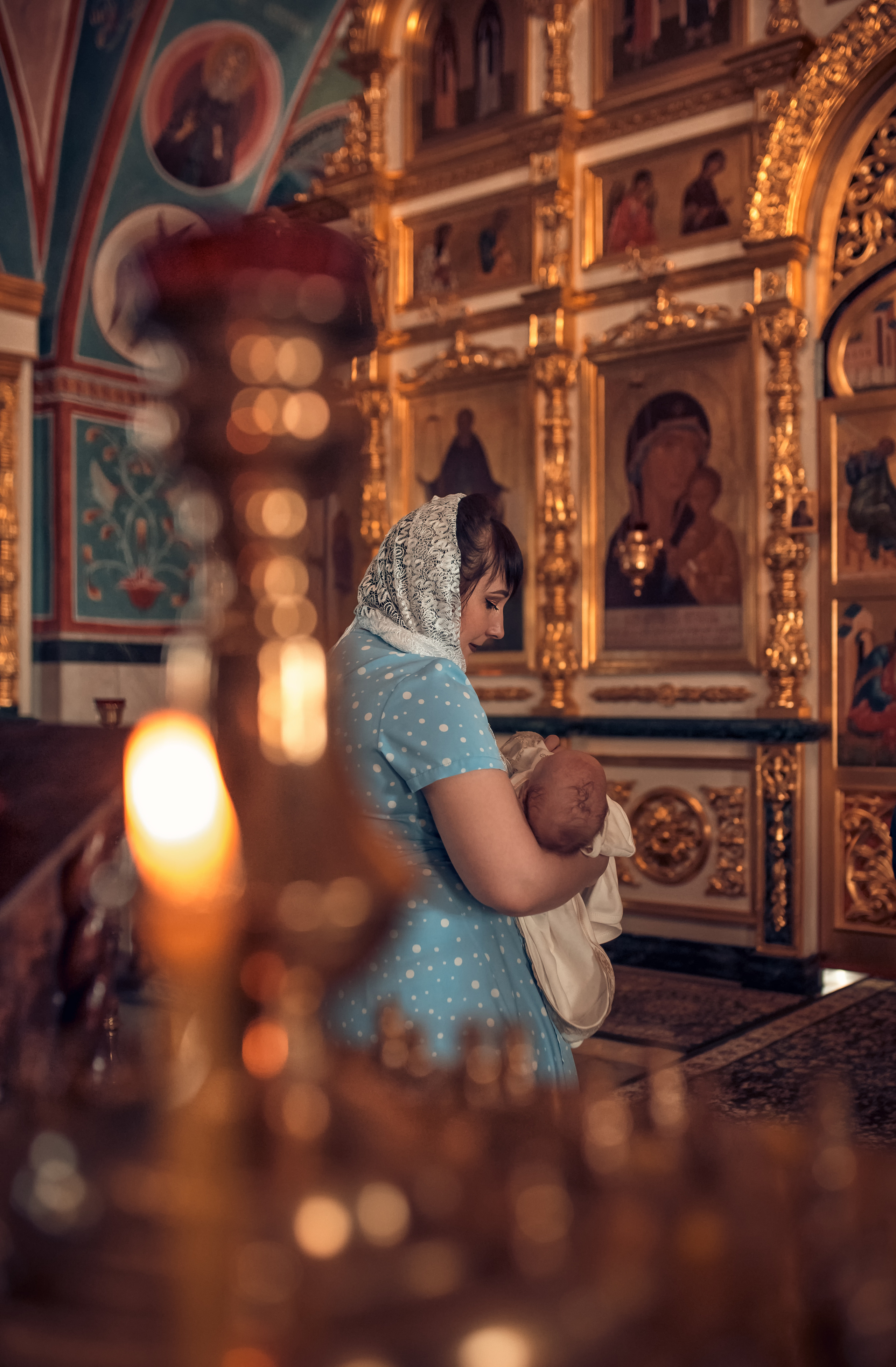 Таинство Крещения Церковь Николая Чудотворца (рыбное). Семейный фотограф Олеся Батурина Рязань