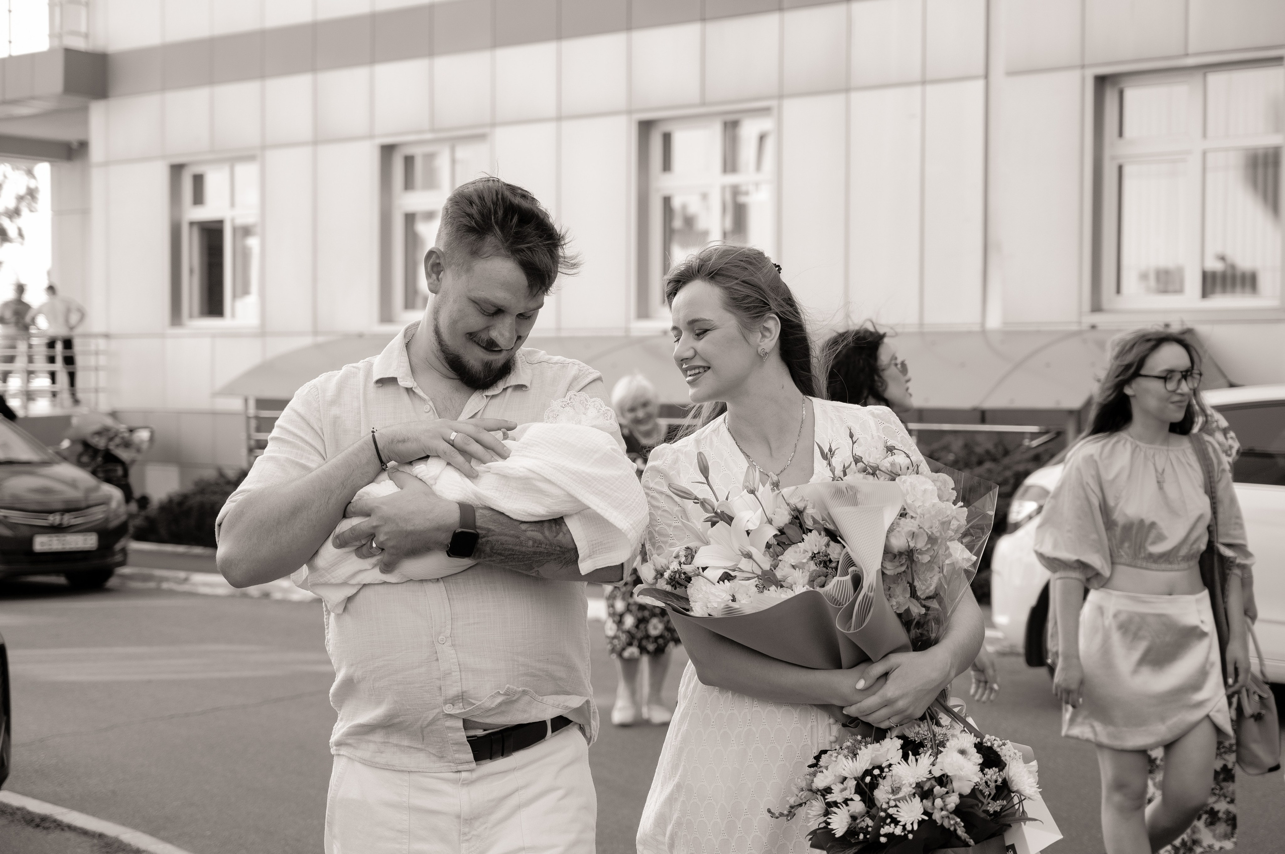Выписка из роддома. Свадебный и семейный фотограф в Краснодаре Алина Мельник