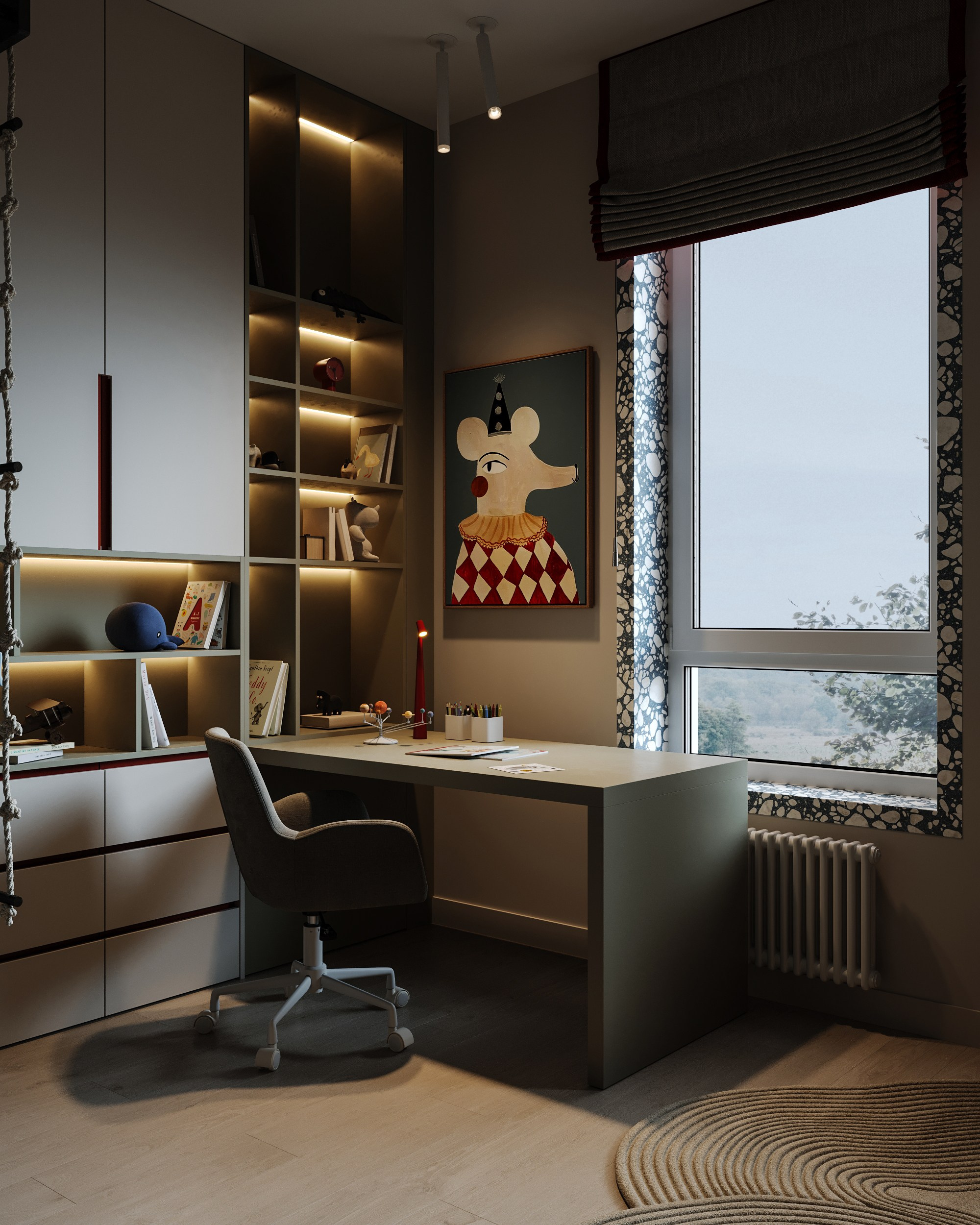 Детская ЖК «Аристократ». 3D визуализация интерьера Надежда Соколова