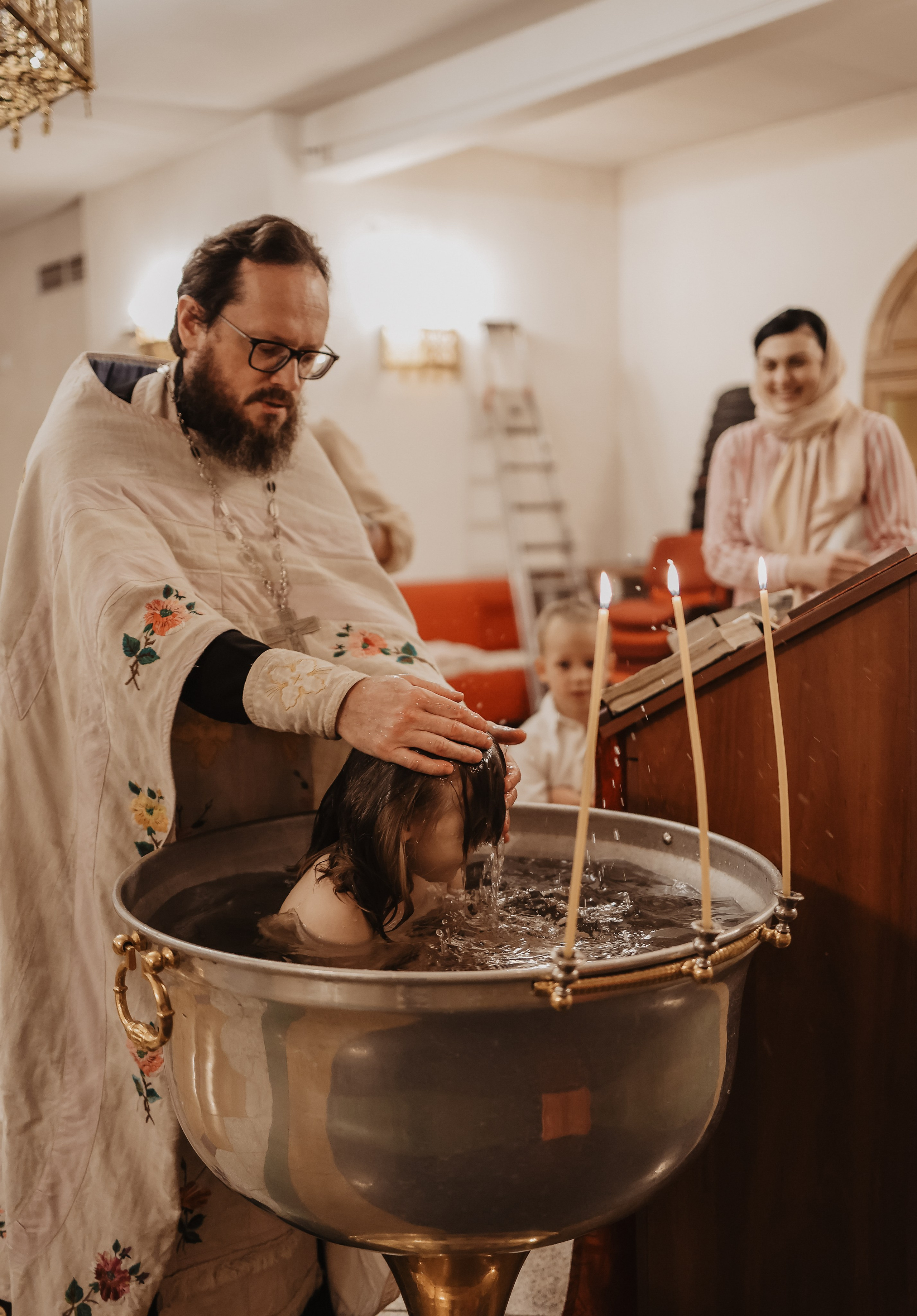 Крещение. Фотограф и видеограф в Москве Полина Абраменкова