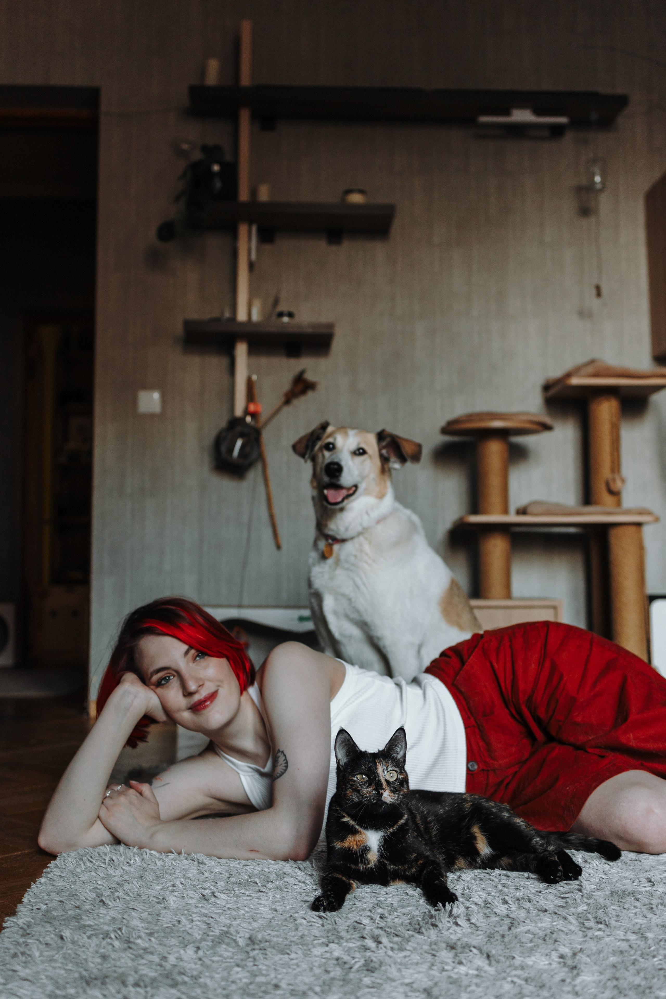 Саша и ее хвосты. Фотограф — Анималист | Санкт-Петербург