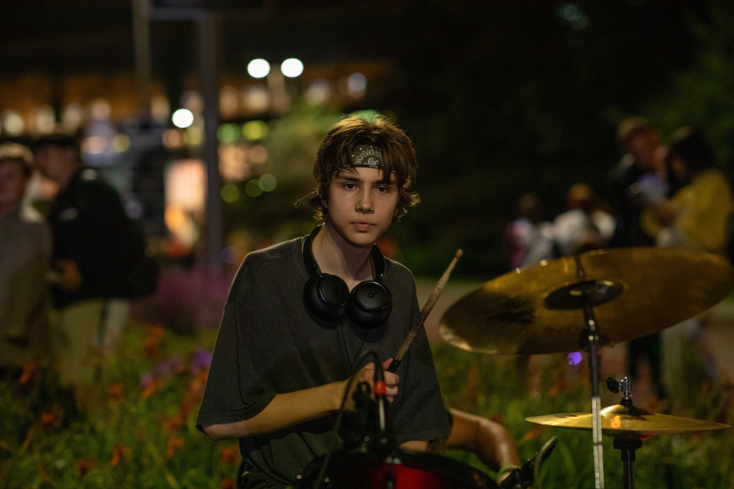 Самая крутая поддержка Ночного забега от 5 вёрст 03.08.24. Фотограф Сергей Ловкий