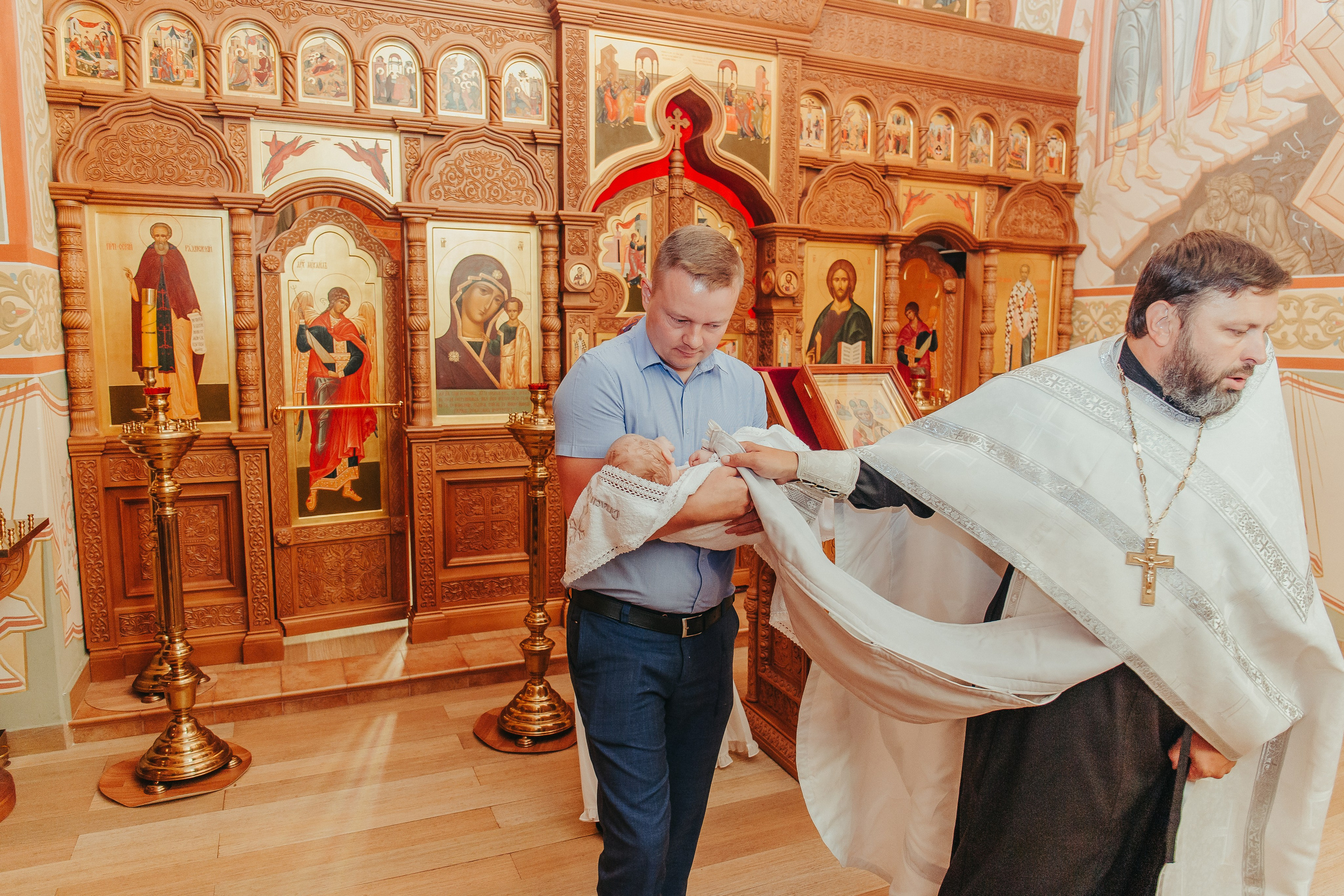 Крещение Маши в Черниговском Скиту. Фотограф новорожденных и детский в Сергиевом Посаде Кругликова Юлия