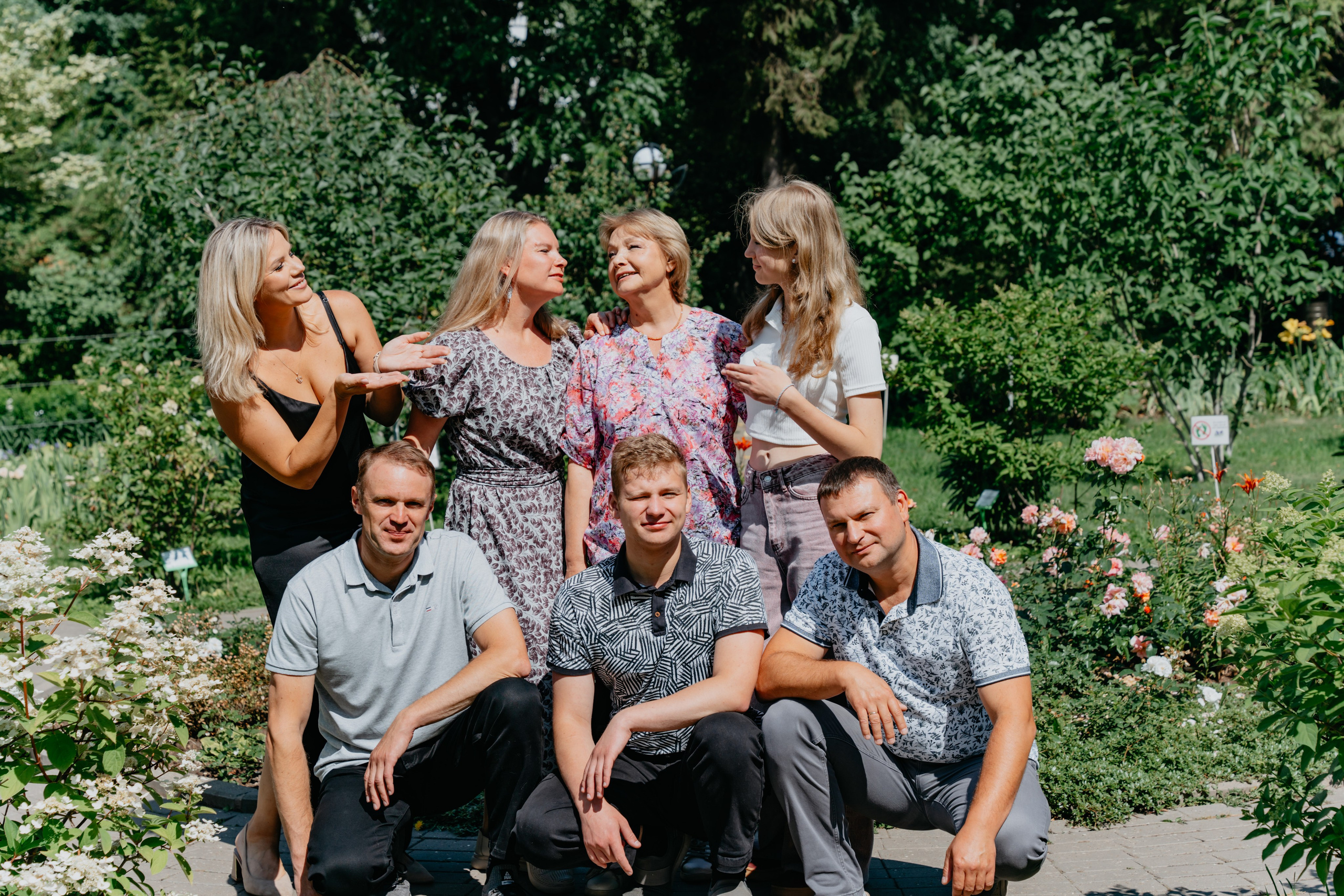 В ботаническом саду на день рождения бабушки