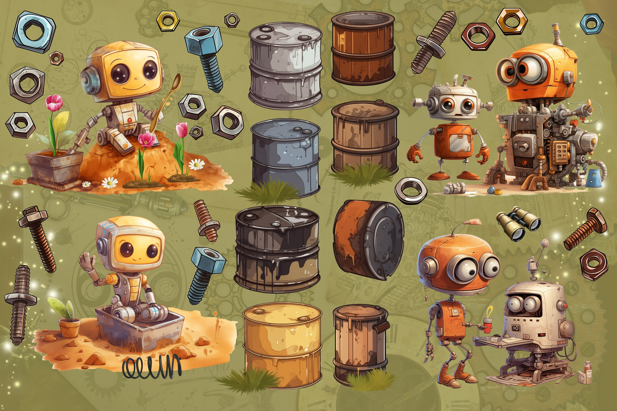 Дизайн «Роботы-Космонавты». Выпускные Альбомы и Фотосессии п. Кавалерово