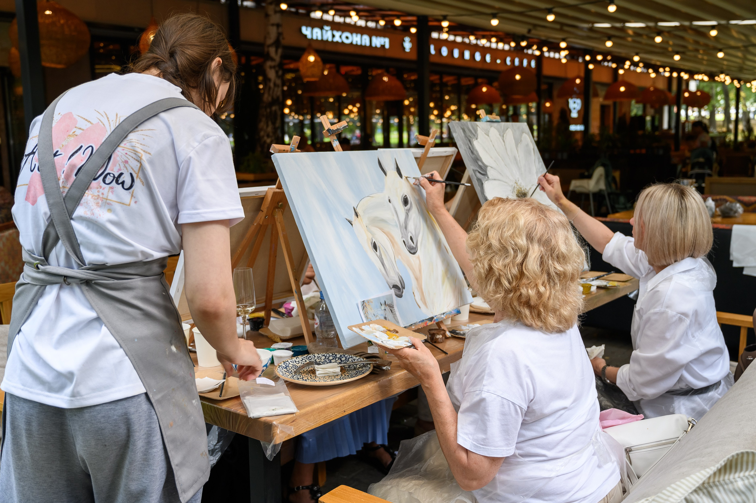 Репортаж с творческой встречи на летней веранде
