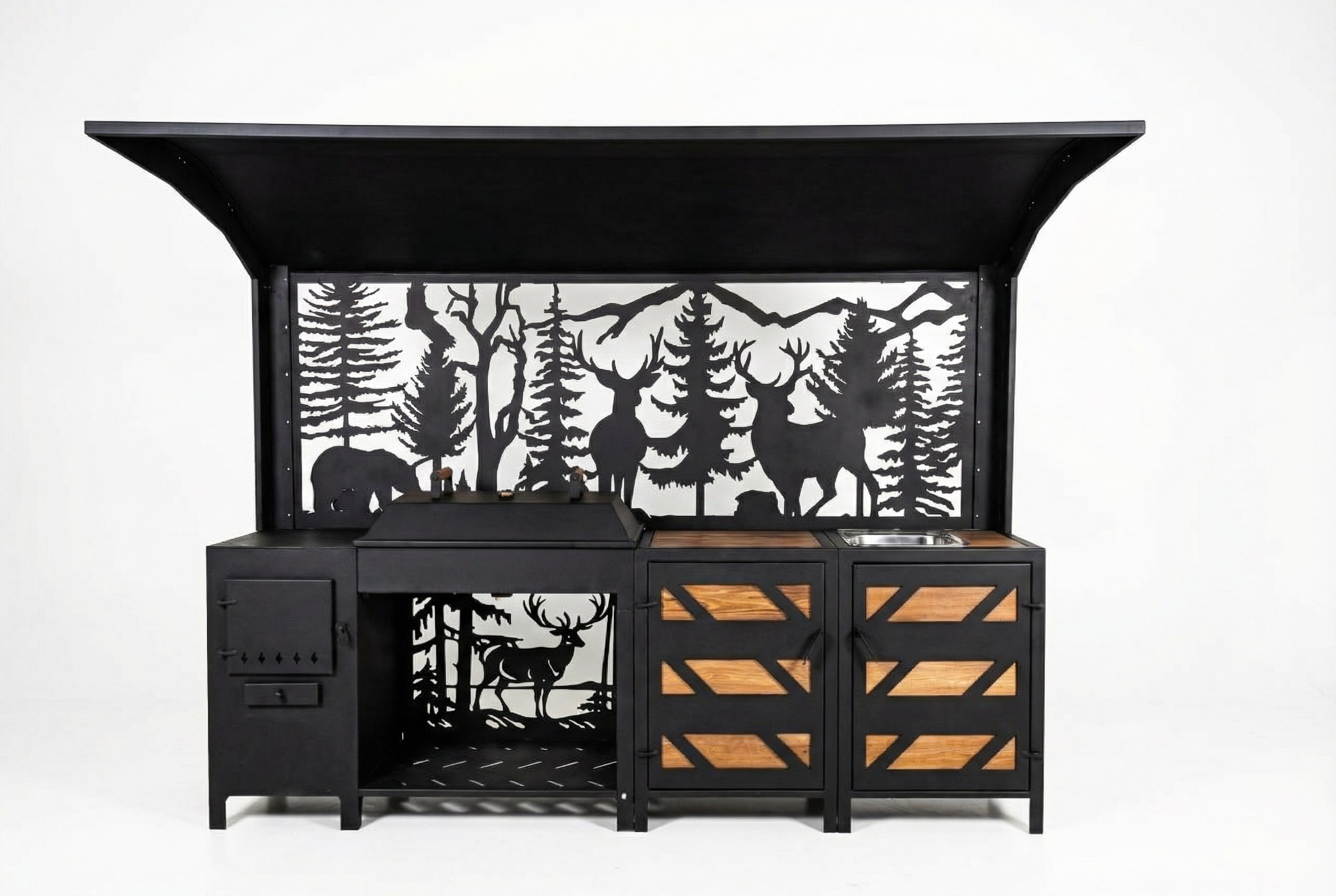 Панно. Купить / заказать мангал для дома в Краснодаре от производителя «Дарбин»