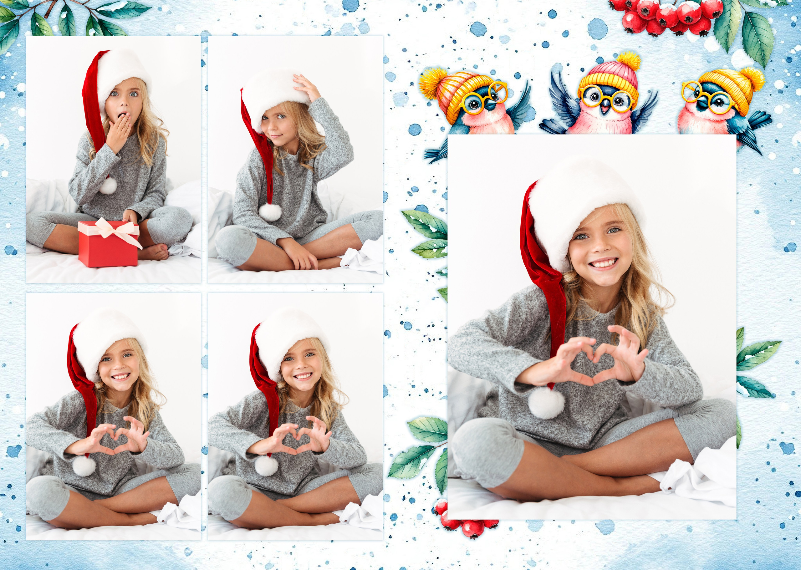 Новогодний альбом СНЕГИРИ. Medlori fotobook Выпускные альбомы в Липецке Лариса Медведева