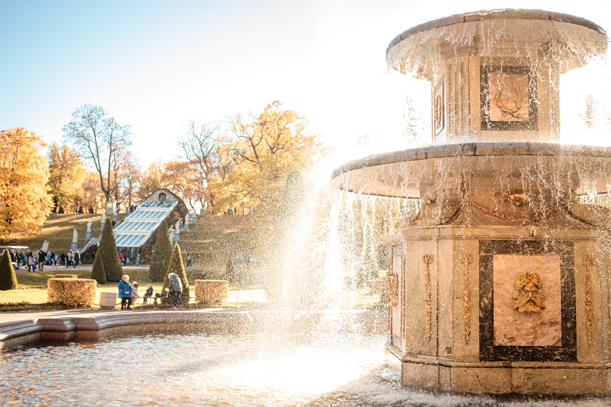 Петергоф нижний парк фото