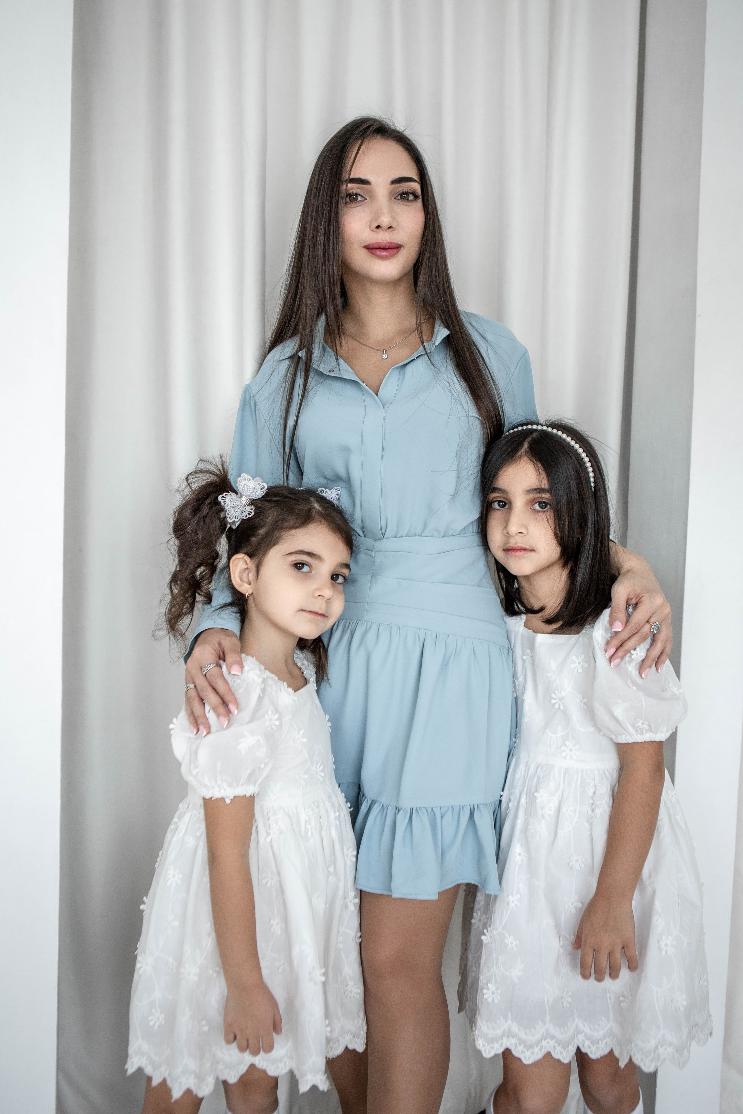 Мама и дочки. Фотограф Екатерина Голицына