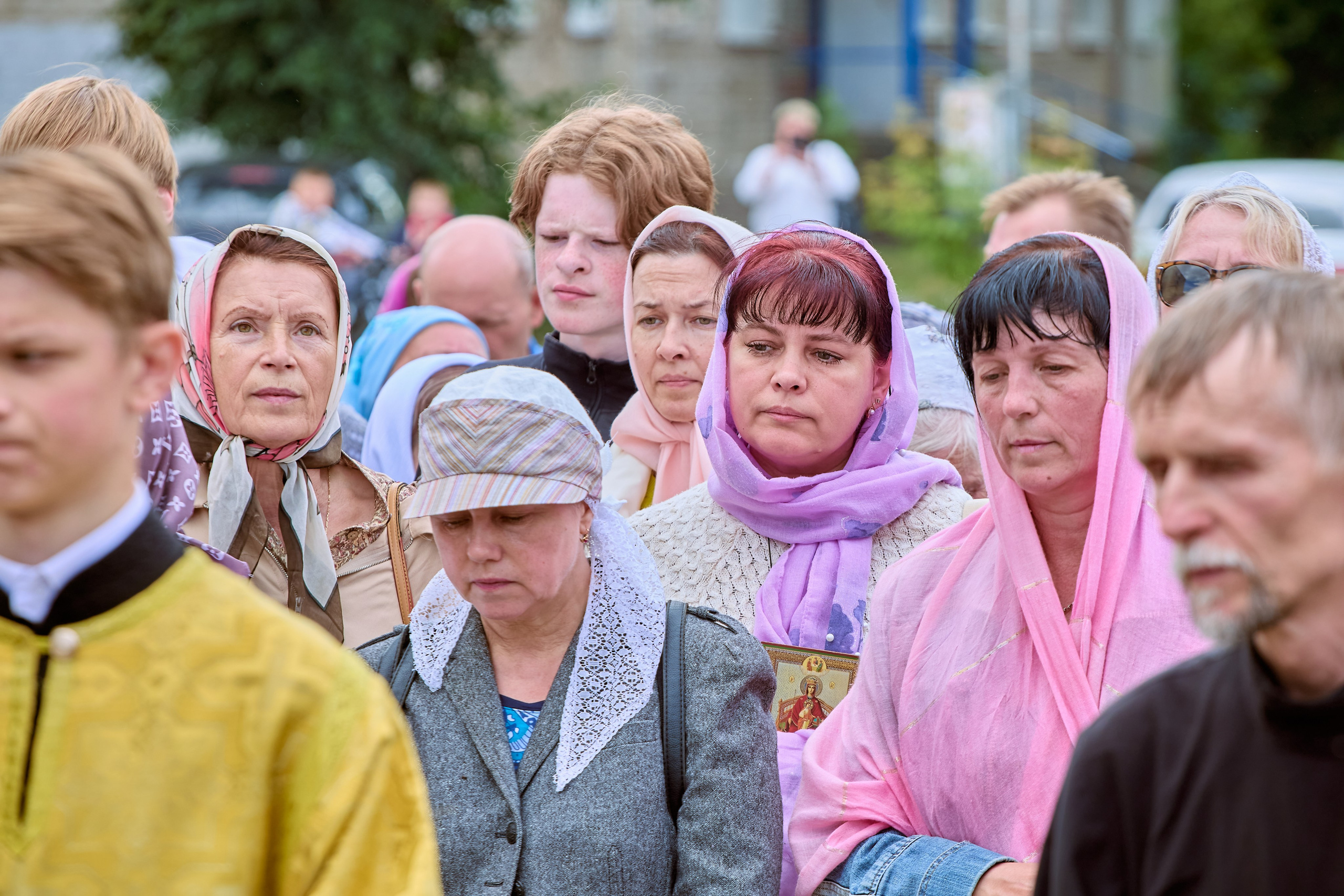 Фотографии портретов Крестного хода в Дзержинске