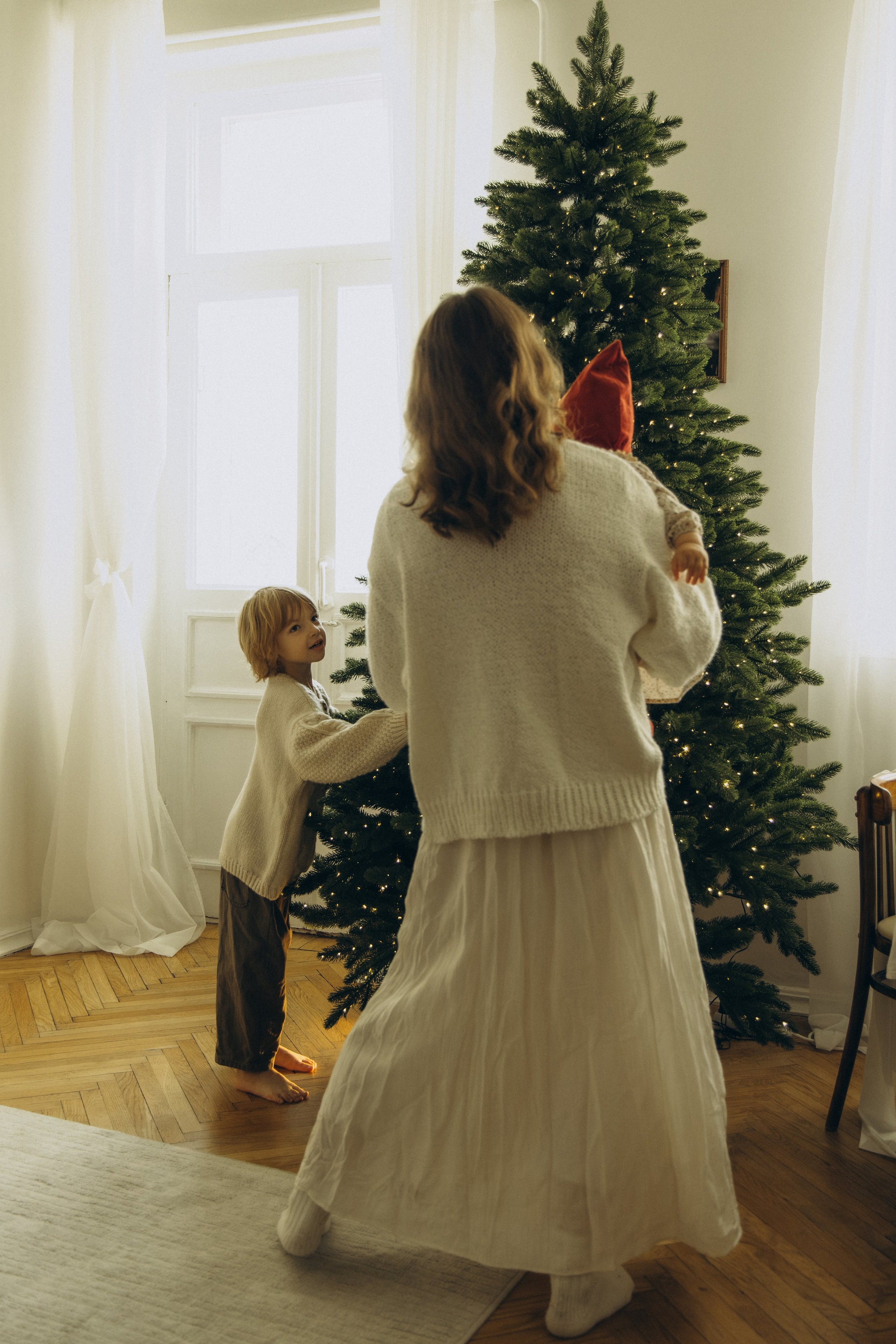 Теплая новогодняя история. Семейный фотограф в Москве Лоншакова Кристина