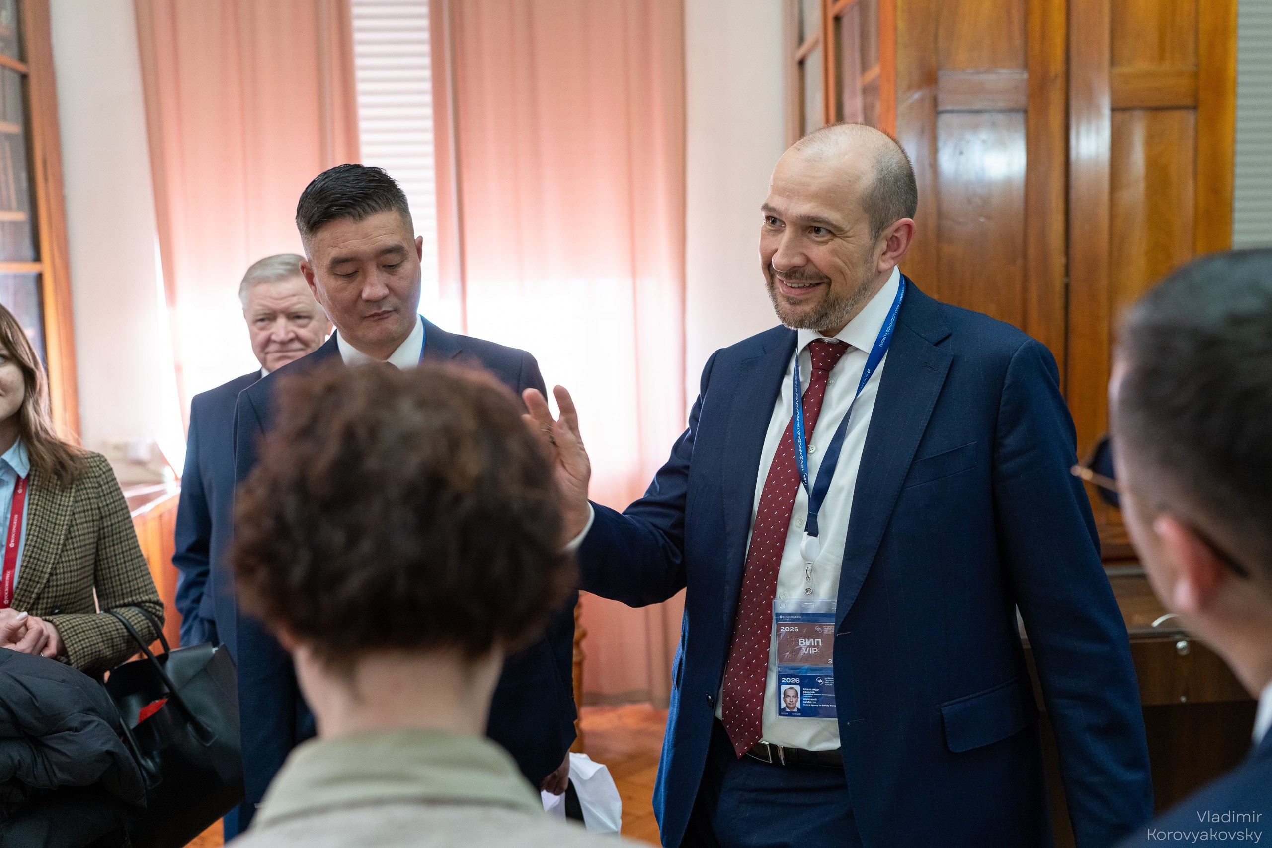 Совещание руководства ПГУПС с Делегациями Исполнительного агентства Правительства Монголии и делегацией АО «УБЖД». Фотограф Владимир Коровяковский