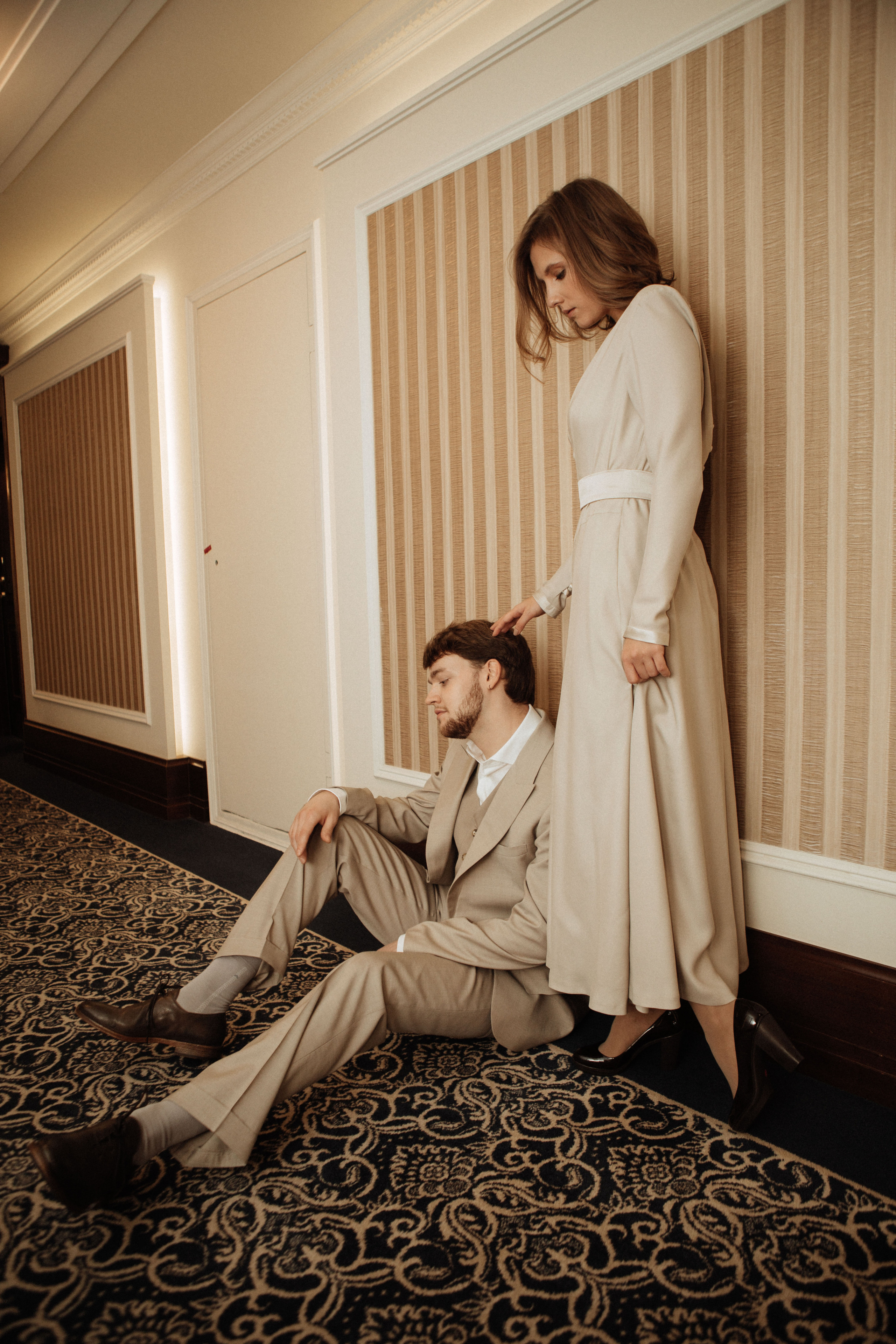 Саша и Вася. Утро в Балчуге и Роспись в Загсе. Свадебный и портретный фотограф в Москве Анастасия Масюк