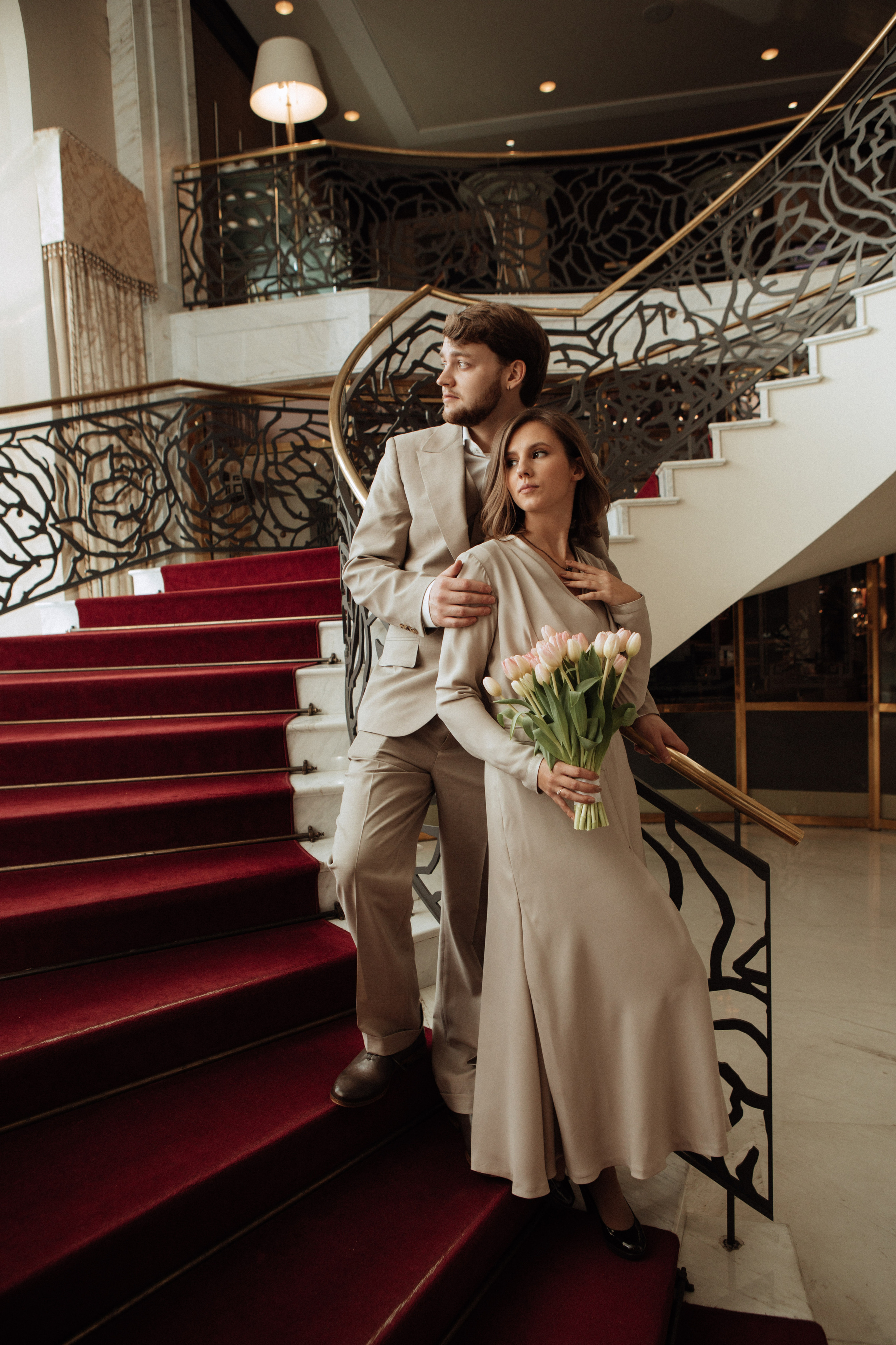 Саша и Вася. Утро в Балчуге и Роспись в Загсе. Свадебный и портретный фотограф в Москве Анастасия Масюк