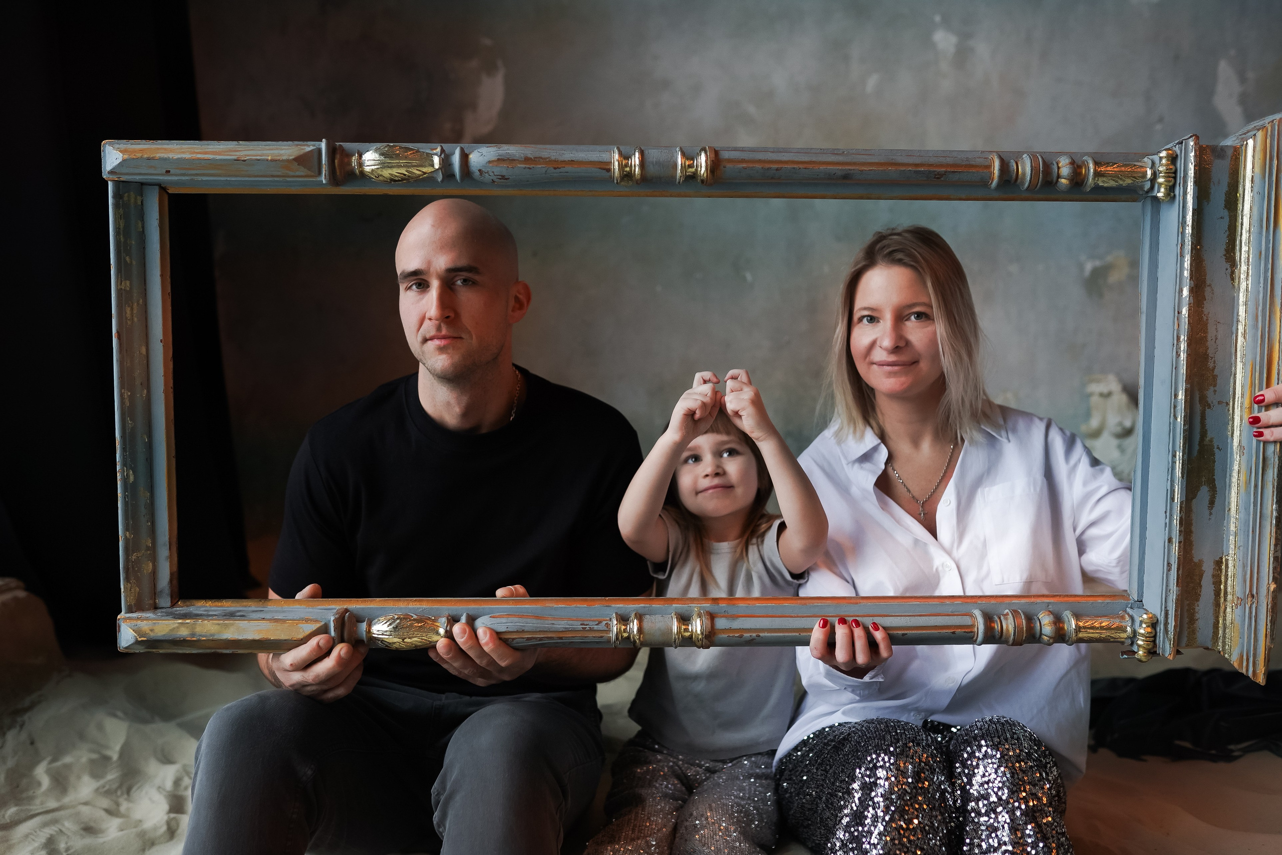 Андрей, Катя, Кира. Семейный lifestyle фотограф Наталья Разгуляева в Москве