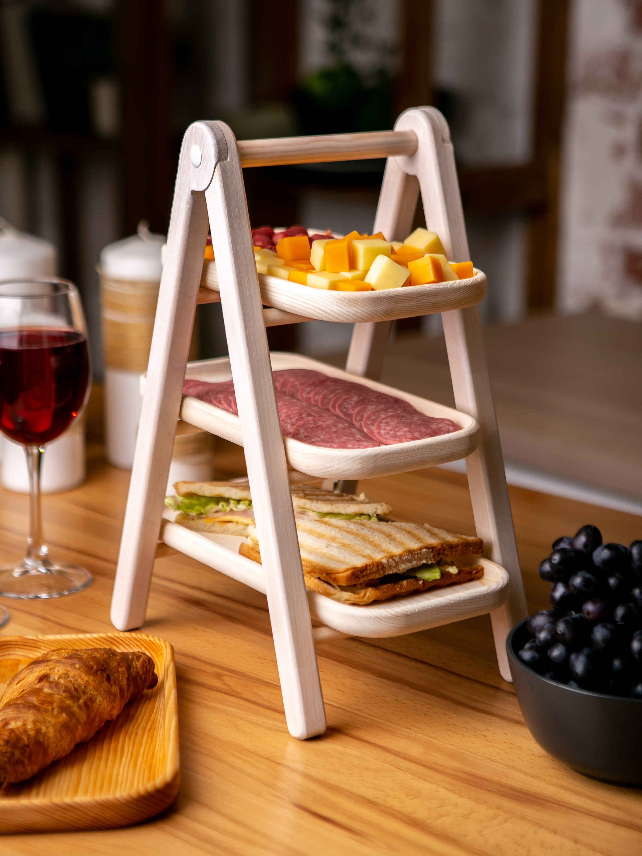 Подносы и этажерки. Контент фотограф, съемка для маркетплейсов, фуд съемка и репортажи в Новосибирске Ралия Галеева